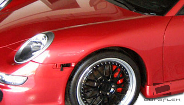 1999-2004 Porsche 911 Carrera 996 1997-2004 Porsche Boxster 997 Duraflex GT-3 RS Conversion Fenders - 2 Piece