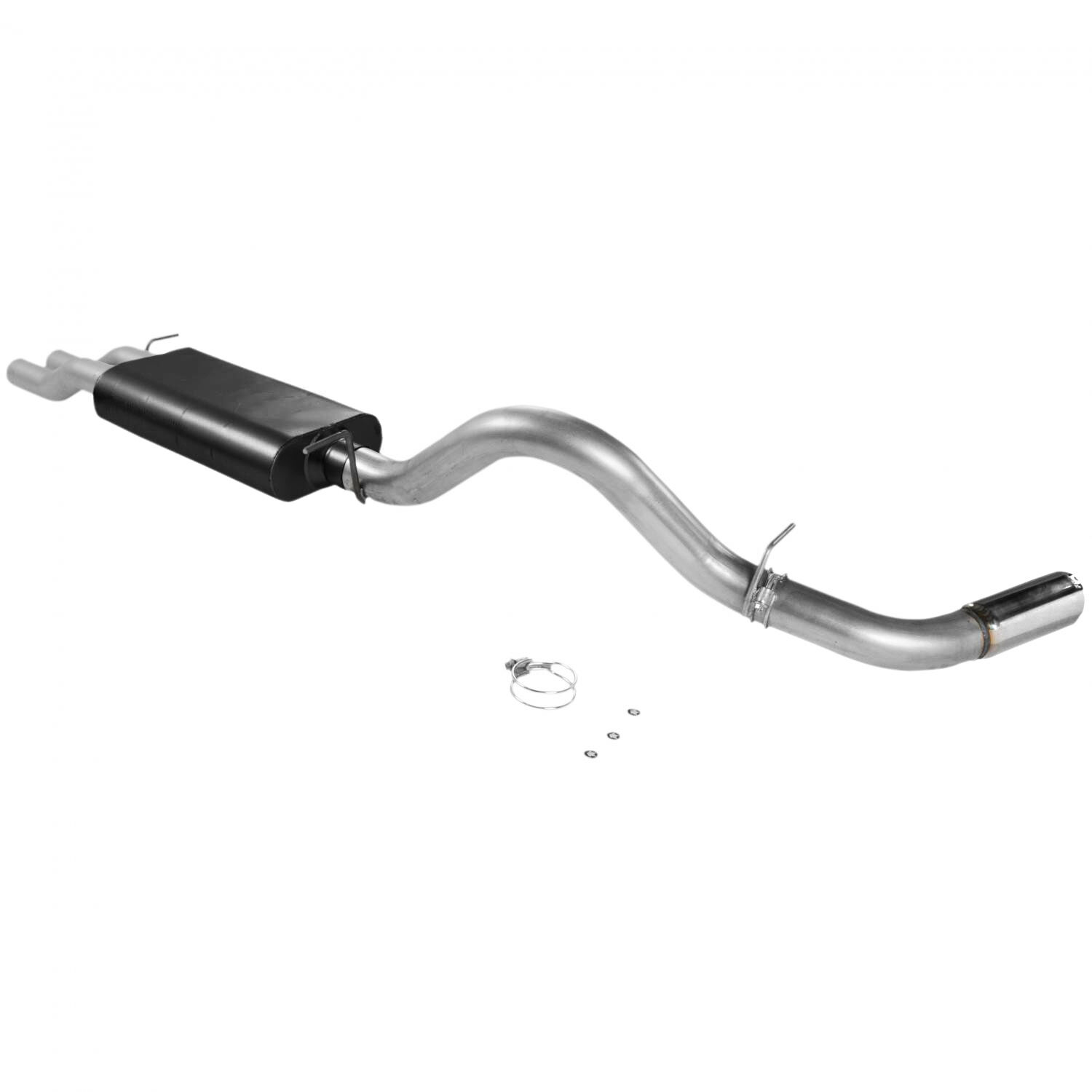 2001-2003 GMC Sierra 1500 HD SLE/SLT 6.0L 4DR Crew Cab Flowmaster American Thunder Cat-Back Exhaust 78.0 inch Bed