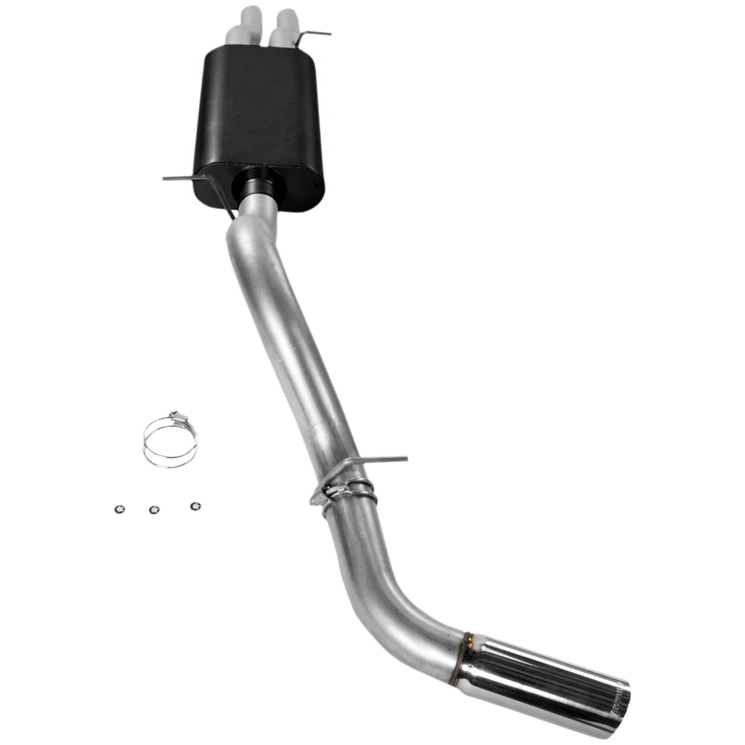 2001-2003 GMC Sierra 1500 HD SLE/SLT 6.0L 4DR Crew Cab Flowmaster American Thunder Cat-Back Exhaust 78.0 inch Bed