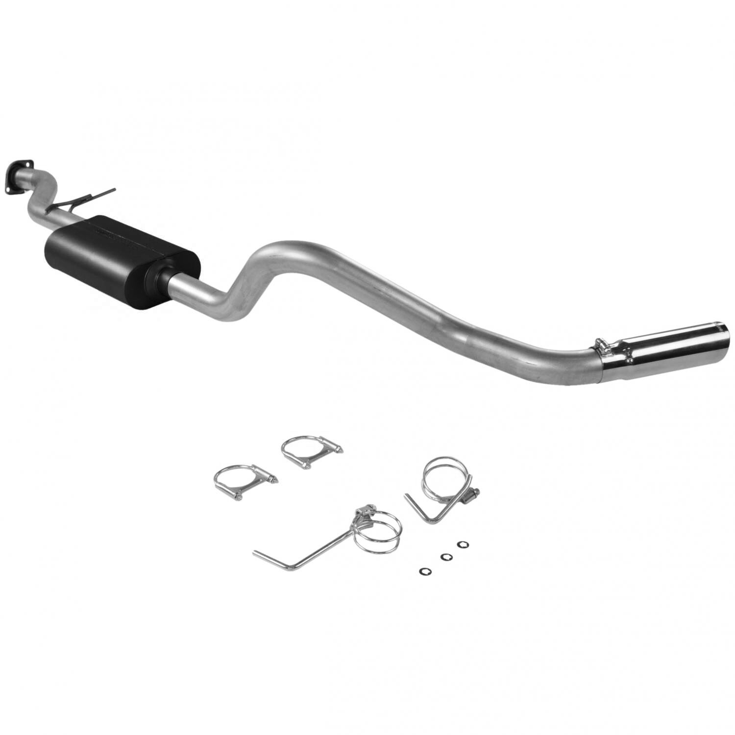 2002-2003 GMC Sierra 1500 Base 4.8L 2DR STD Cab Flowmaster Force II Cat-Back Exhaust 78.0 inch Bed