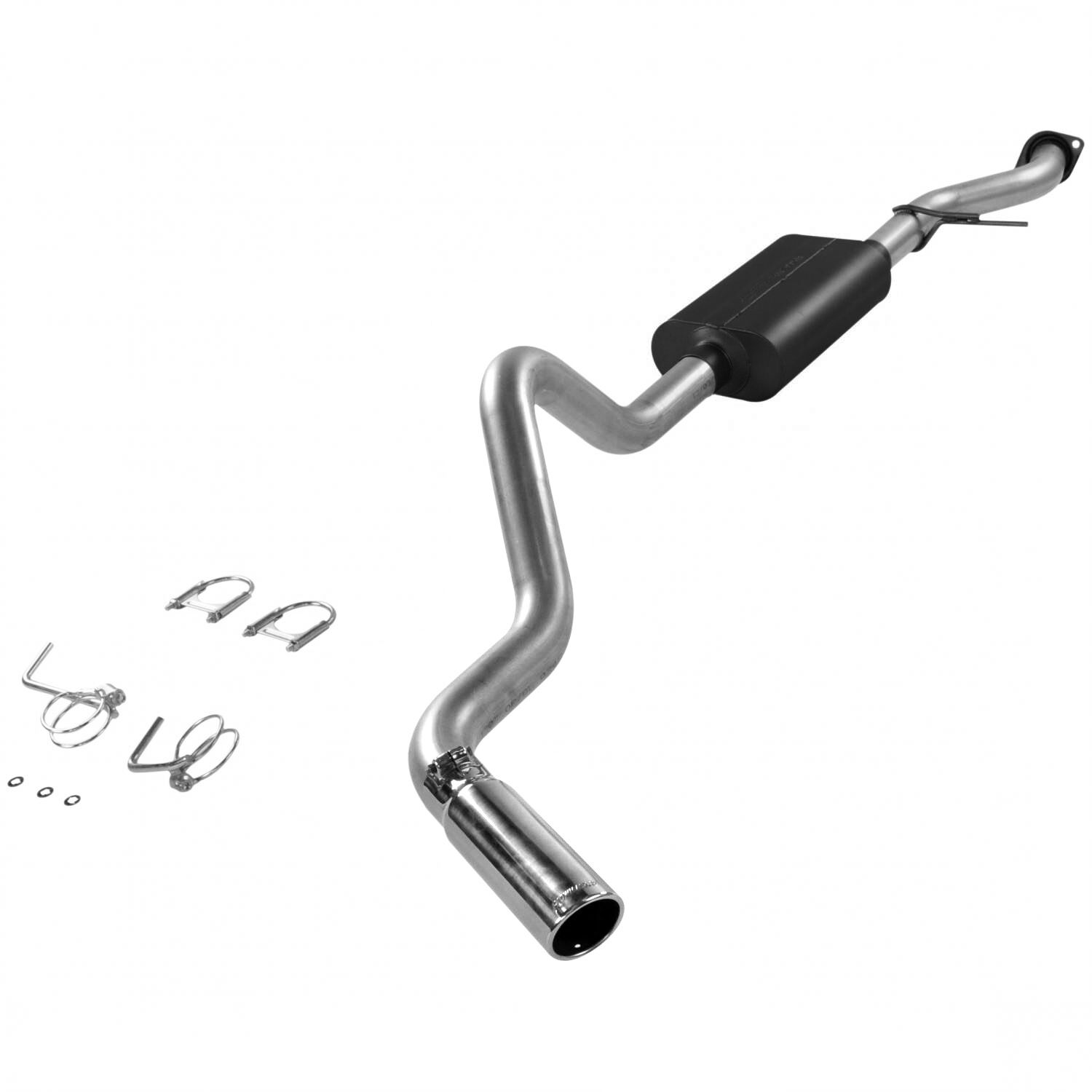 2002-2003 GMC Sierra 1500 Base 4.8L 2DR STD Cab Flowmaster Force II Cat-Back Exhaust 78.0 inch Bed - 17360