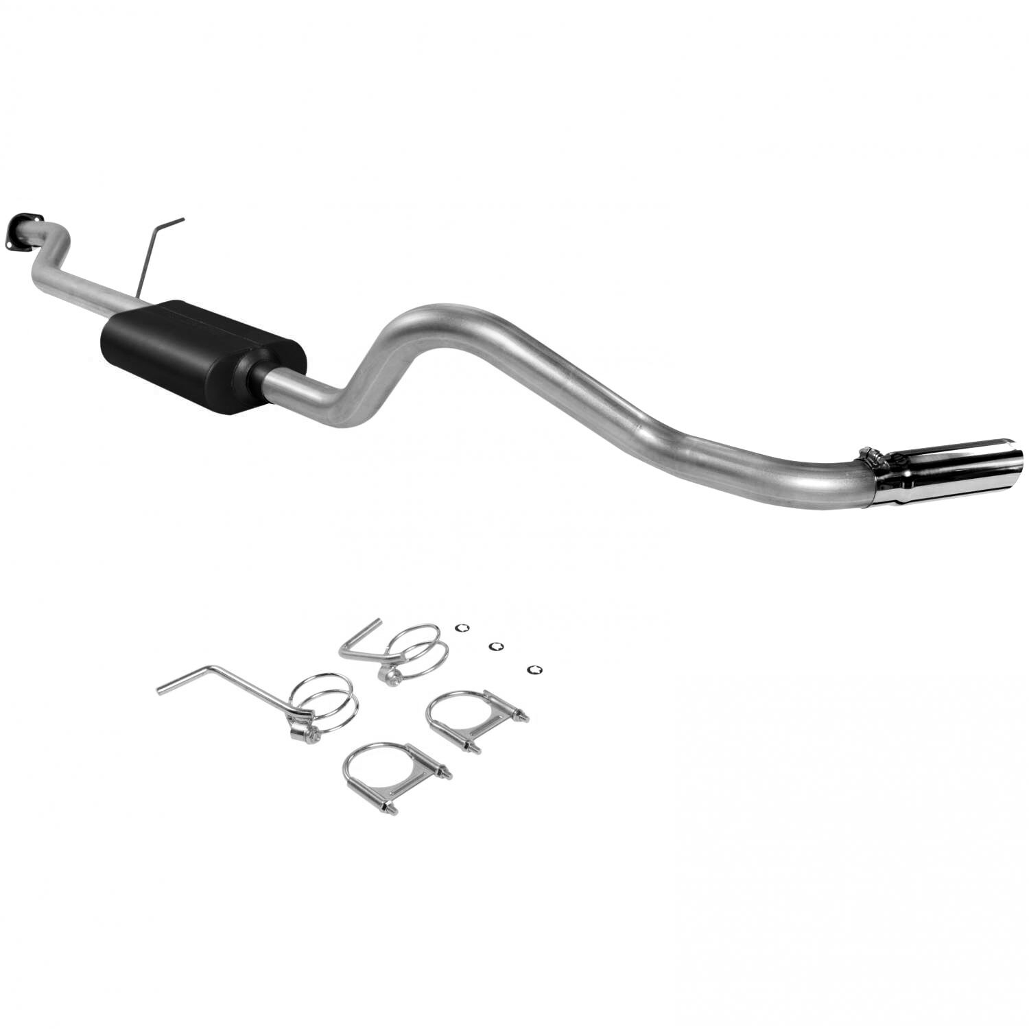 2004-2006 GMC Sierra 1500 4.8L 2DR STD Cab Flowmaster Force II Cat-Back Exhaust 96.0 inch Bed