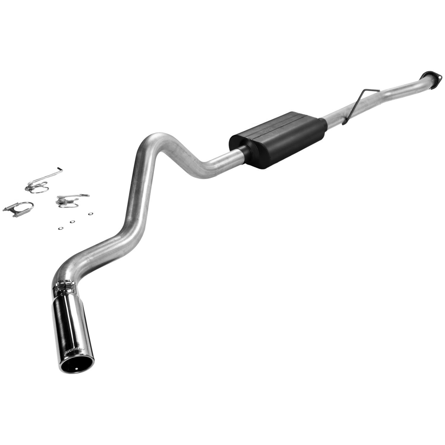 2004-2006 GMC Sierra 1500 4.8L 2DR STD Cab Flowmaster Force II Cat-Back Exhaust 96.0 inch Bed - 17361