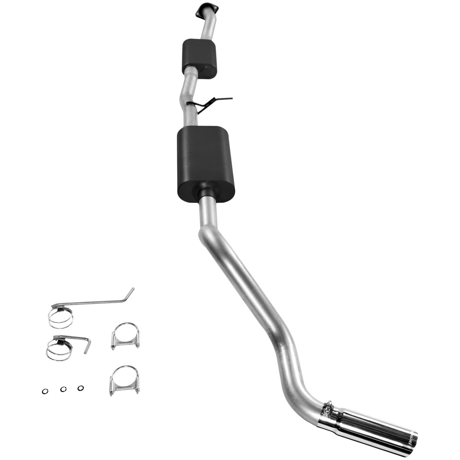 2004 Chevrolet Silverado 1500 Z71/ 4.3L/4.8L 4DR EXT Cab Flowmaster Force II Cat-Back Exhaust 78.0 inch Bed