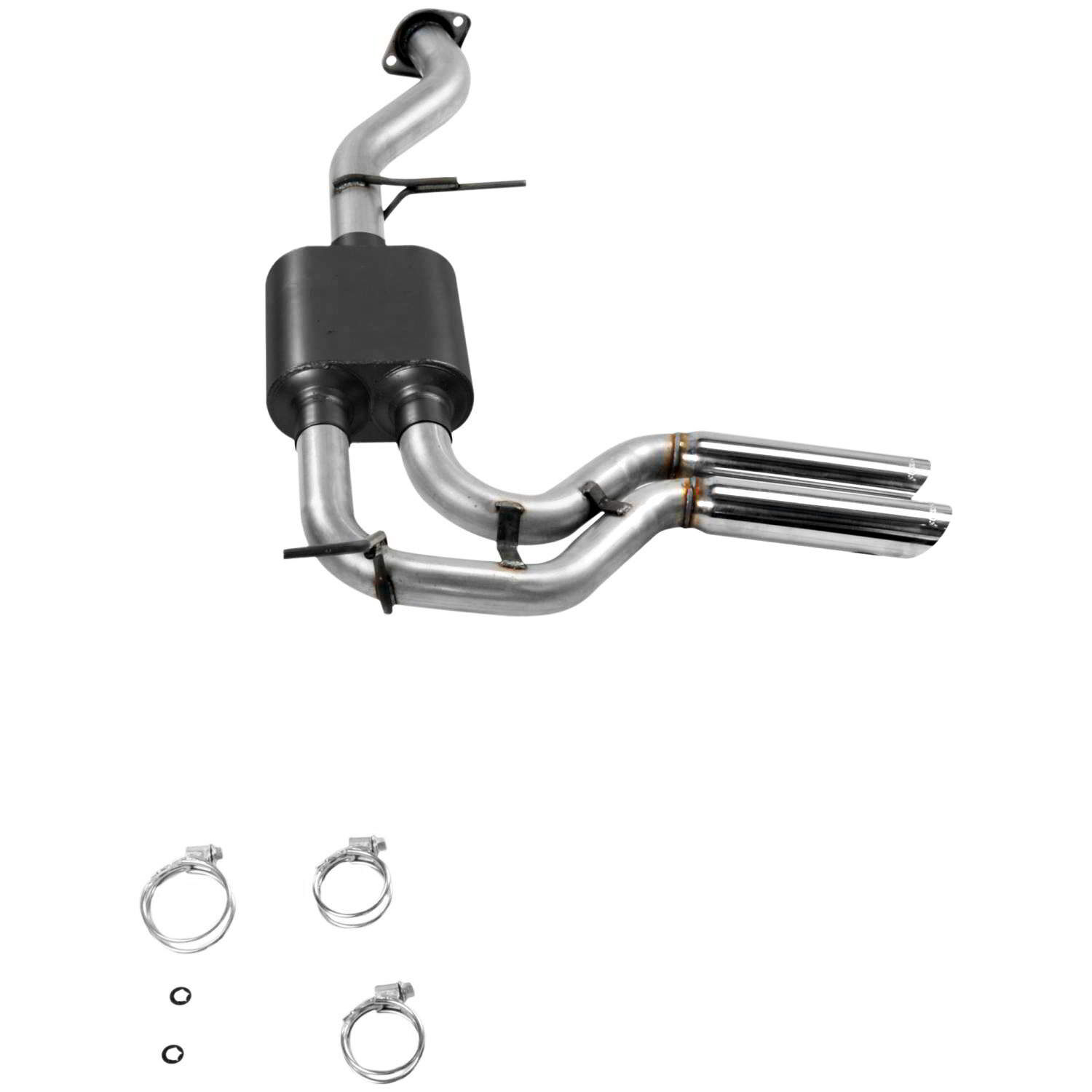 1999-2006 Chevrolet Silverado 1500 LS 4.8L 2DR STD Cab Flowmaster American Thunder Cat-Back Exhaust 78.0 inch Bed