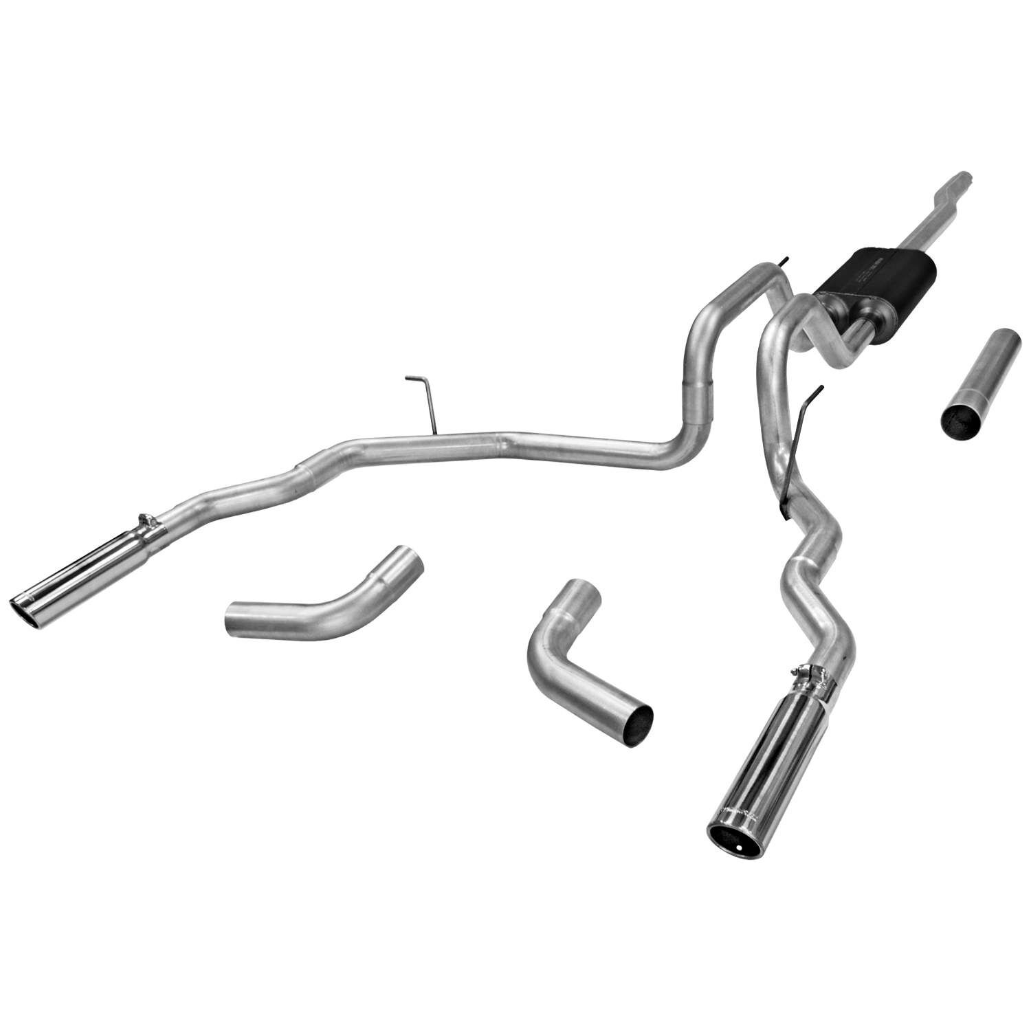 2004-2008 Ford F-150 FX4/Lariat/XL/XLT 5.4L Flowmaster Force II Cat-Back Exhaust - 17418