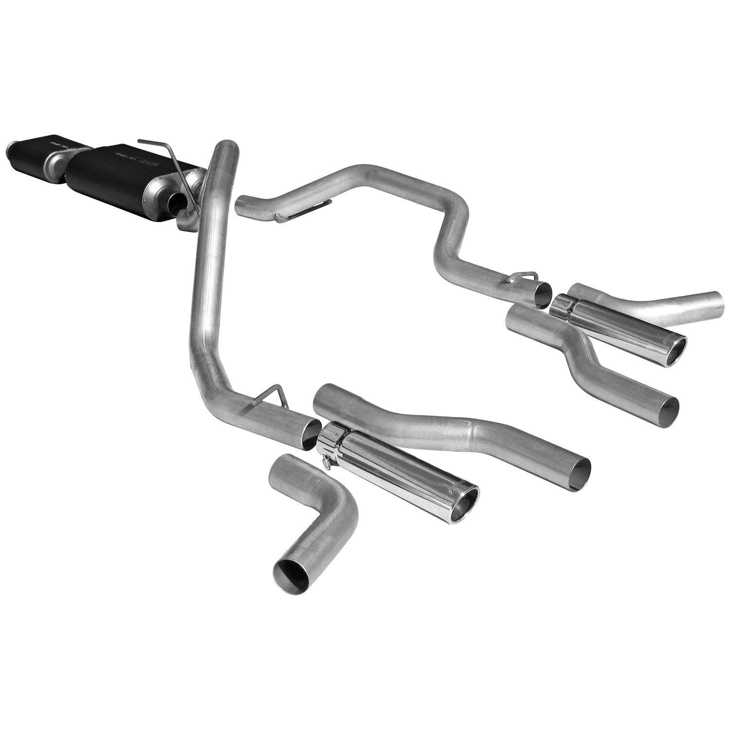 2005-2006 Toyota Tundra Base 4.7L Flowmaster American Thunder Cat-Back Exhaust - 17425