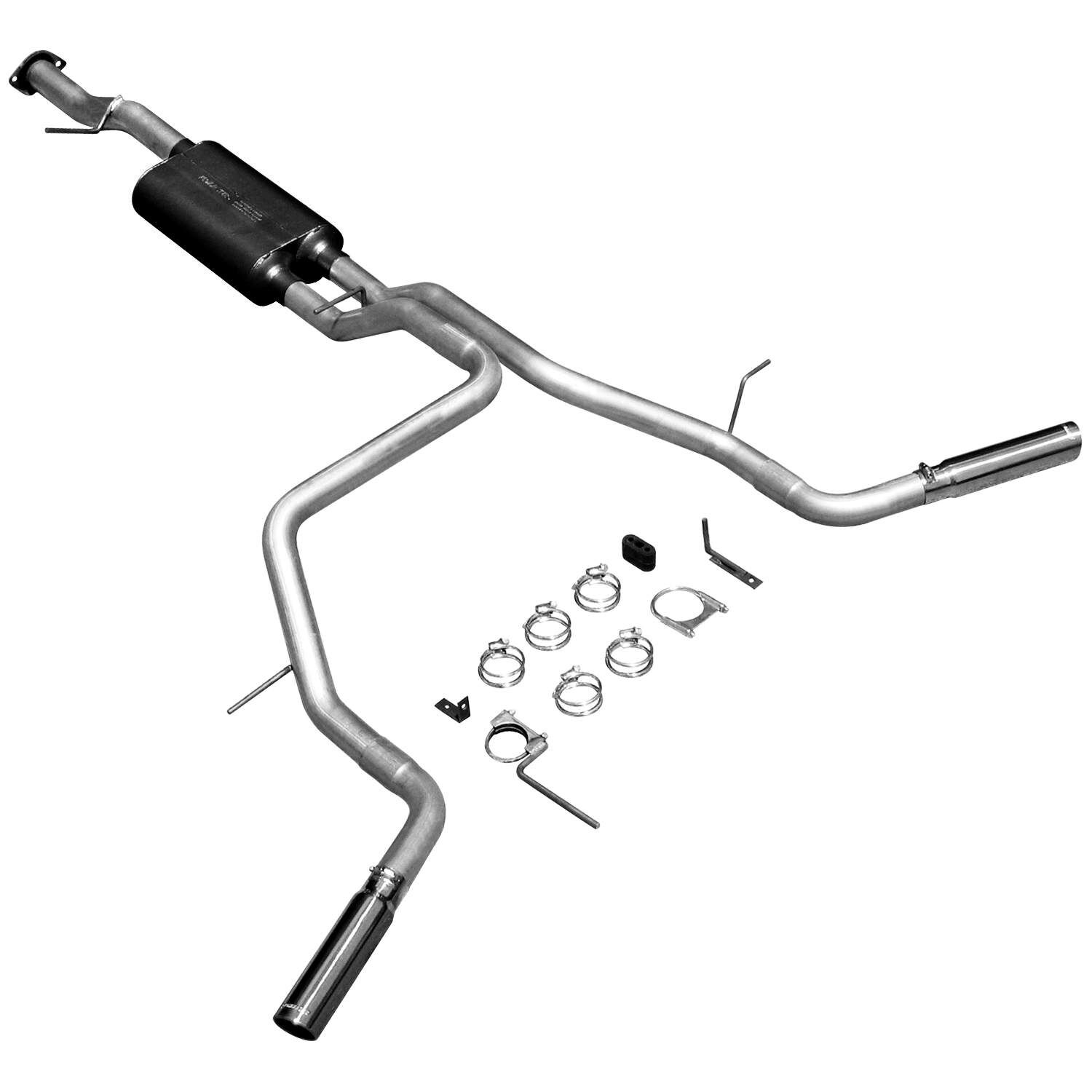 2007 GMC Yukon SLE 4.8L Flowmaster American Thunder Cat-Back Exhaust - 17430