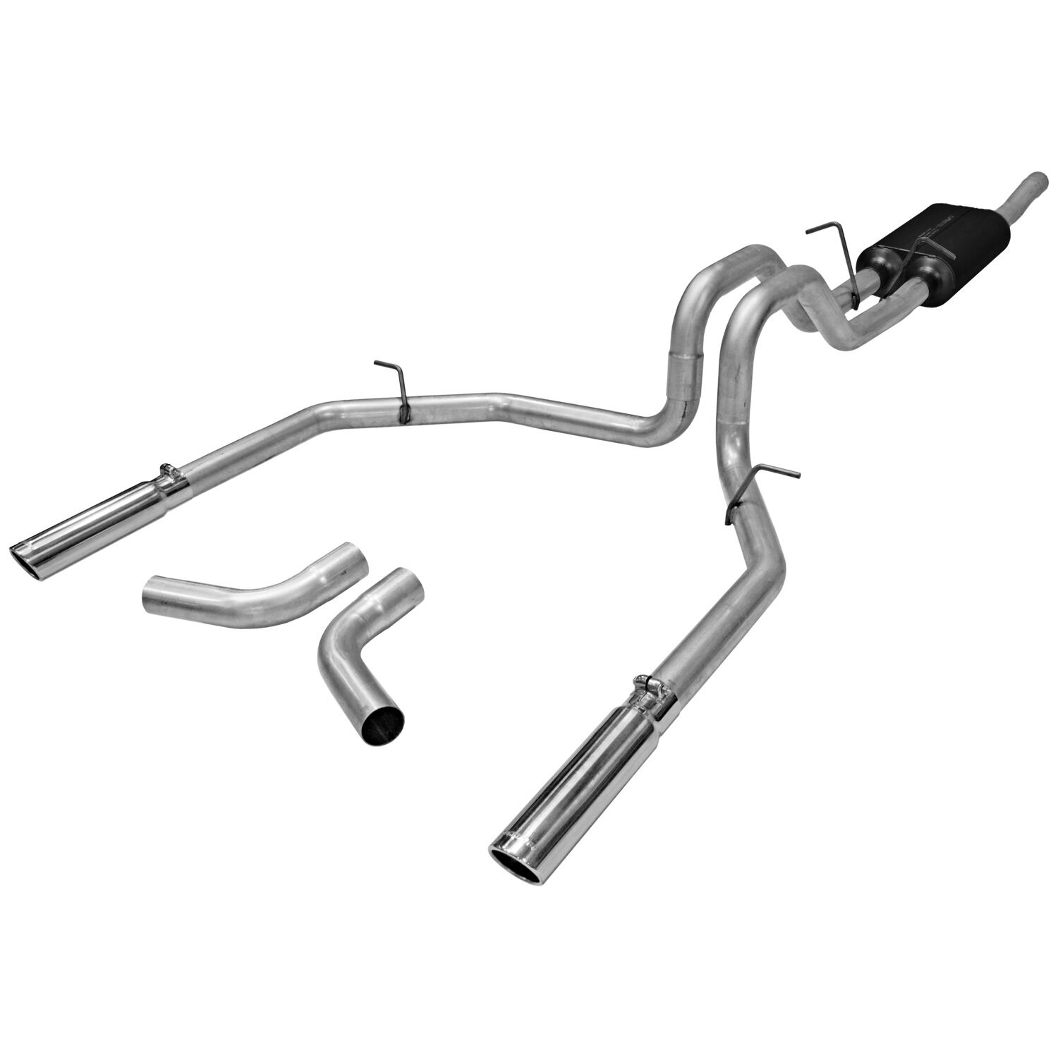 1998-2000 Ford F-150 Base 4.6L/5.4L Flowmaster Force II Cat-Back Exhaust - 17472