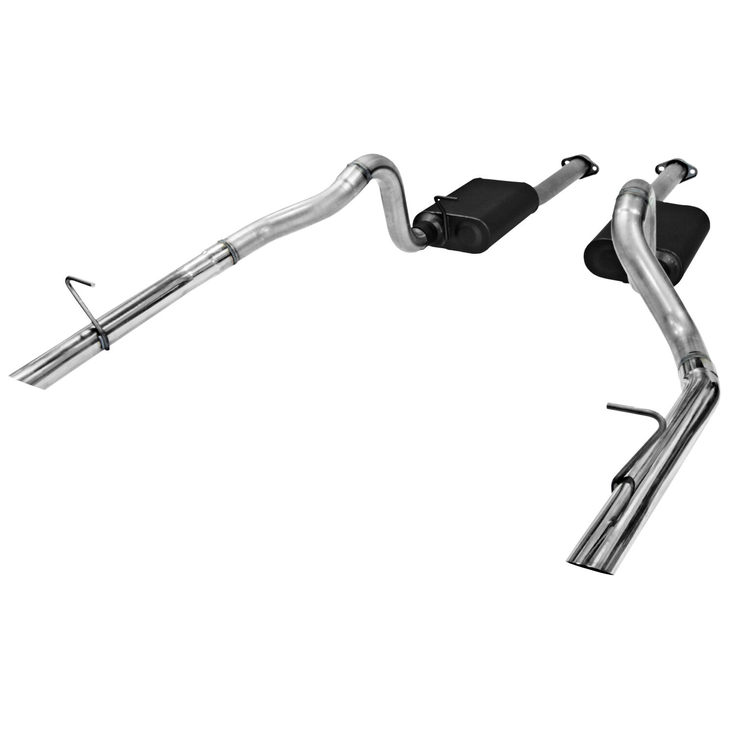 1986-1993 Ford Mustang LX 5.0L Flowmaster American Thunder Cat-Back Exhaust - 817213