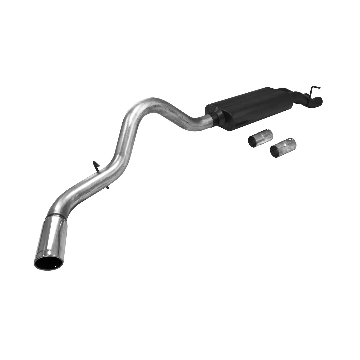 2001-2004 Chevrolet Silverado 2500 HD Base 8.1L 4DR EXT Cab Flowmaster American Thunder Cat-Back Exhaust 96.0 inch Bed