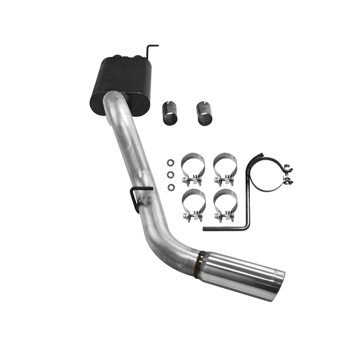 2001-2004 Chevrolet Silverado 2500 HD Base 8.1L 4DR EXT Cab Flowmaster American Thunder Cat-Back Exhaust 96.0 inch Bed