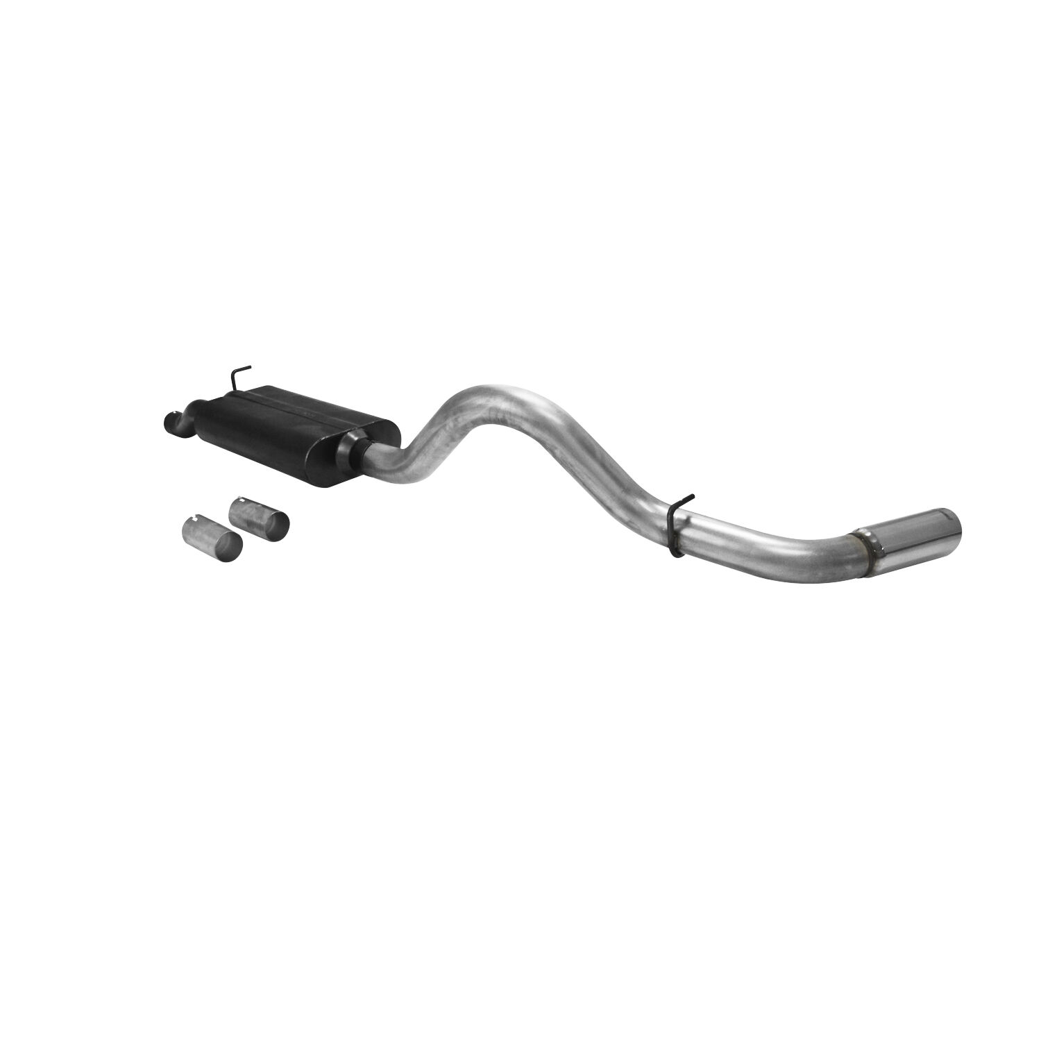 2001-2004 Chevrolet Silverado 2500 HD Base 8.1L 4DR EXT Cab Flowmaster American Thunder Cat-Back Exhaust 96.0 inch Bed - 817328