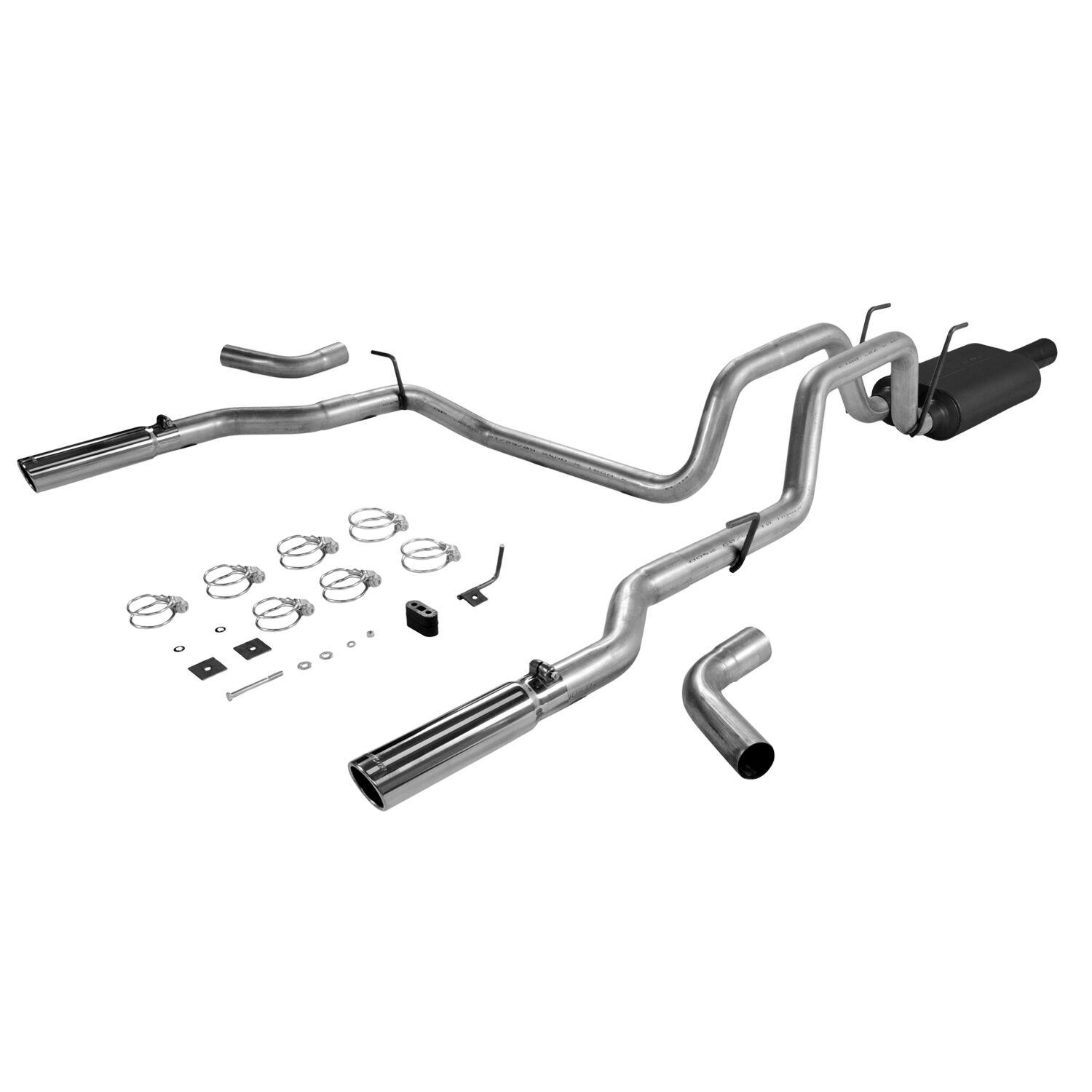 2008 Dodge Ram 1500 SLT 4.7L Flex Flowmaster American Thunder Cat-Back Exhaust - 817424