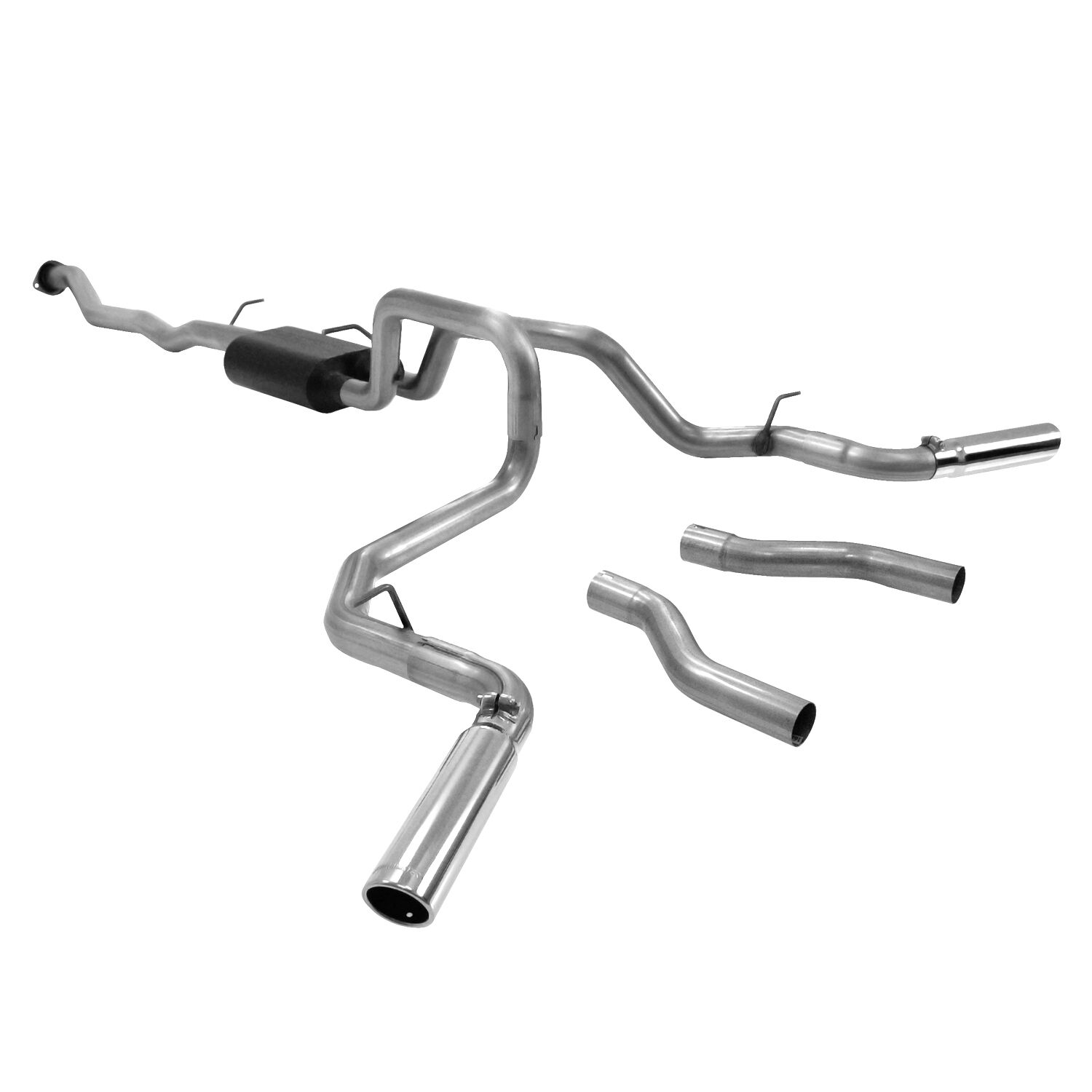 1999 Chevrolet Silverado 1500 Base/LS/LT 4.8L 2DR EXT Cab Flowmaster American Thunder Cat-Back Exhaust 78.0 inch Bed