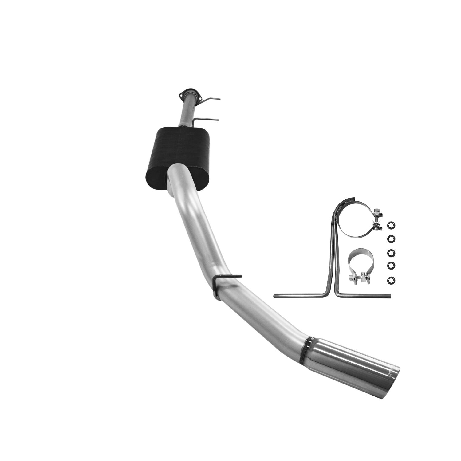 2014-2018 GMC Sierra 3500 HD SLE 6.0L Crew Cab Flowmaster Force II Cat-Back Exhaust 78.8 inch Bed