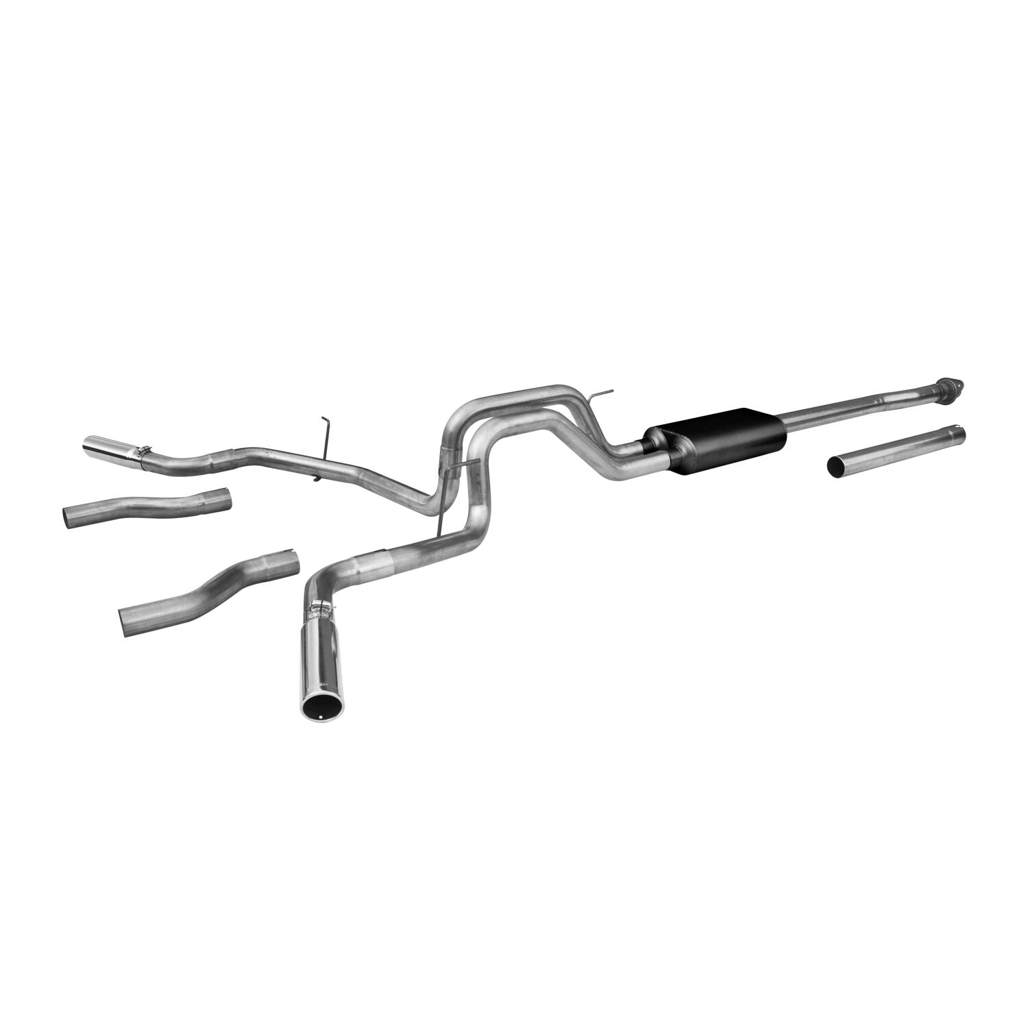 2009-2010 Ford F-150 STX/XL/XLT 4.6L Flowmaster Force II Cat-Back Exhaust - 817478