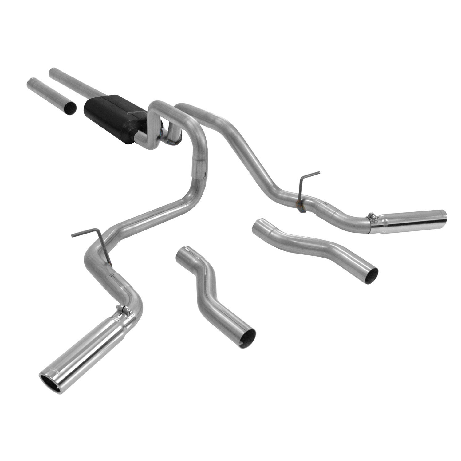 2007-2009 GMC Sierra 1500 SLE/SLT/ 5.3L 4DR Crew Cab/EXT Cab Flowmaster Force II Cat-Back Exhaust 78.7 inch Bed