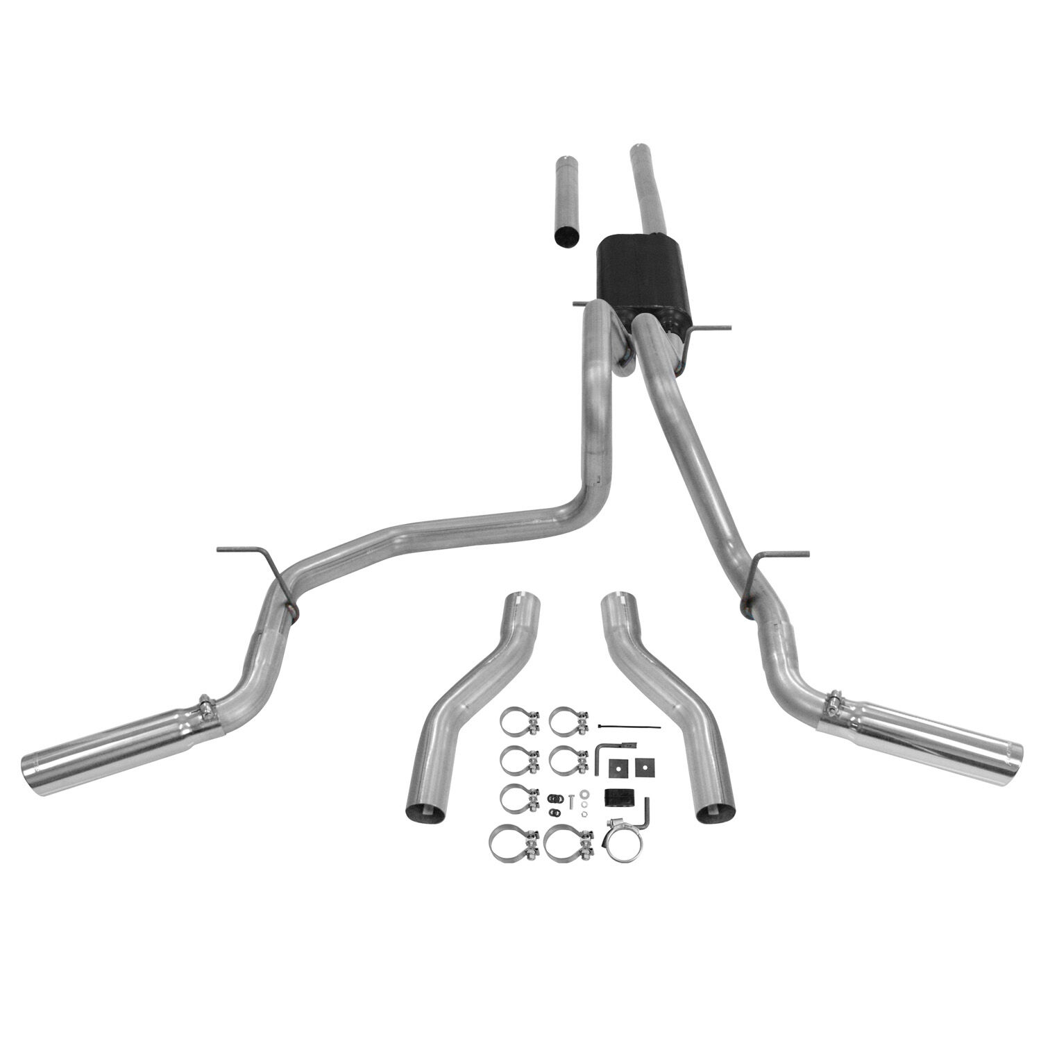2007-2009 GMC Sierra 1500 SLE/SLT/ 5.3L 4DR Crew Cab/EXT Cab Flowmaster Force II Cat-Back Exhaust 78.7 inch Bed