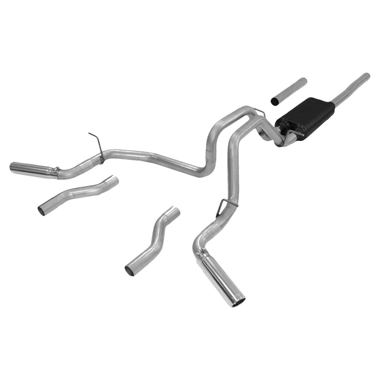 2007-2009 GMC Sierra 1500 SLE/SLT/ 5.3L 4DR Crew Cab/EXT Cab Flowmaster Force II Cat-Back Exhaust 78.7 inch Bed - 817492