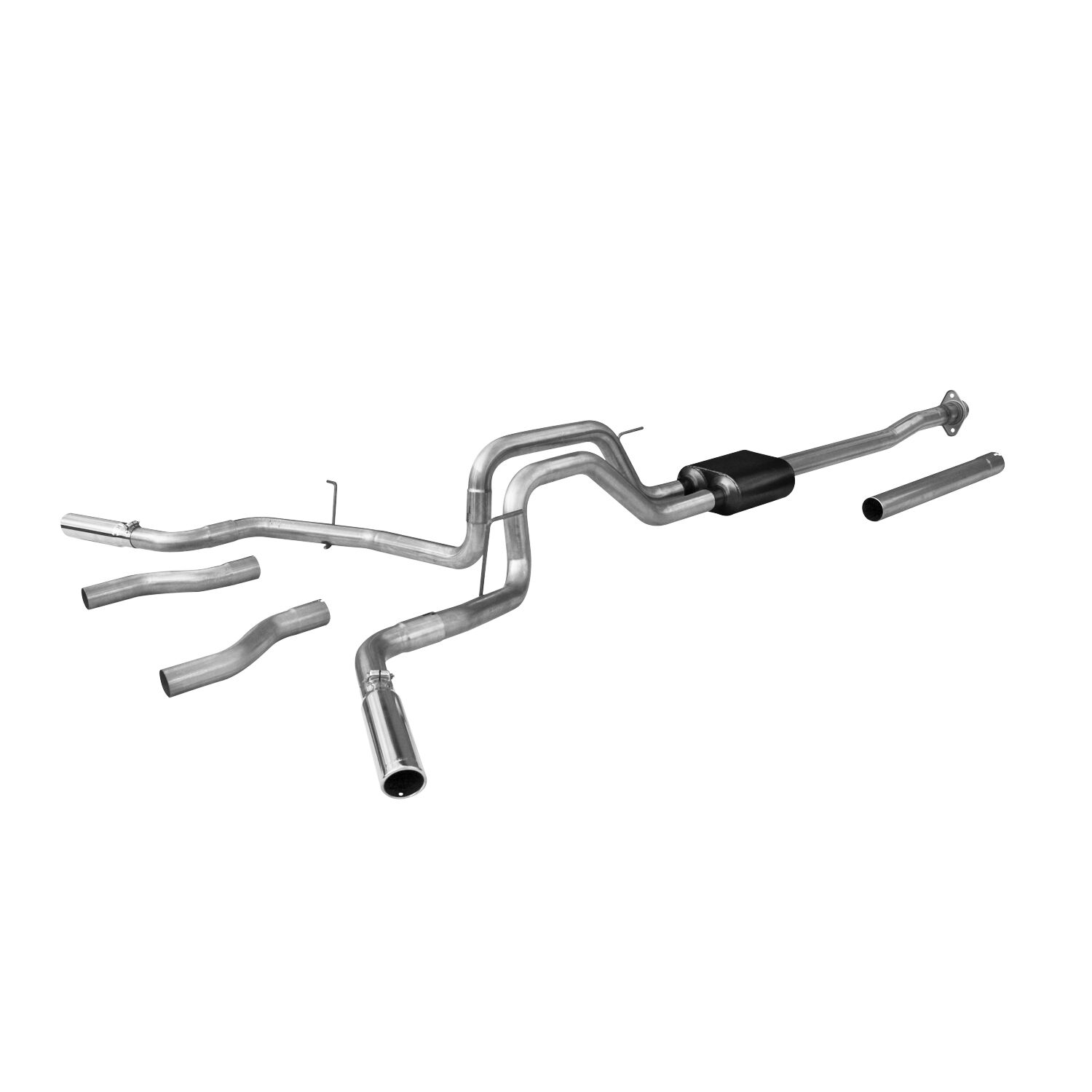 2009-2010 Ford F-150 STX/XL/XLT 4.6L Flowmaster American Thunder Cat-Back Exhaust - 817522