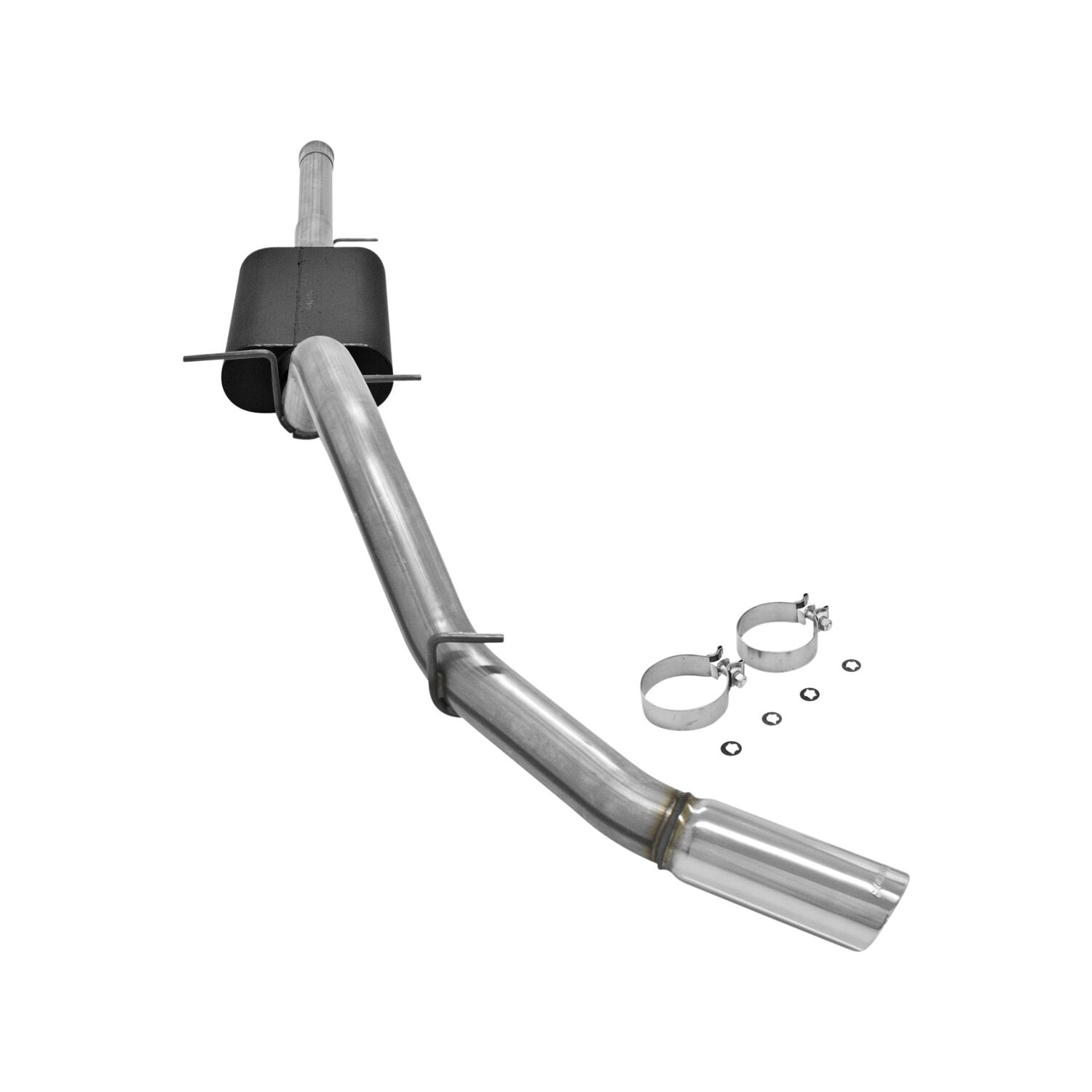 2011-2013 GMC Sierra 1500 SLE 6.2L Crew Cab/EXT Cab Flowmaster Force II Cat-Back Exhaust 69.3 inch Bed