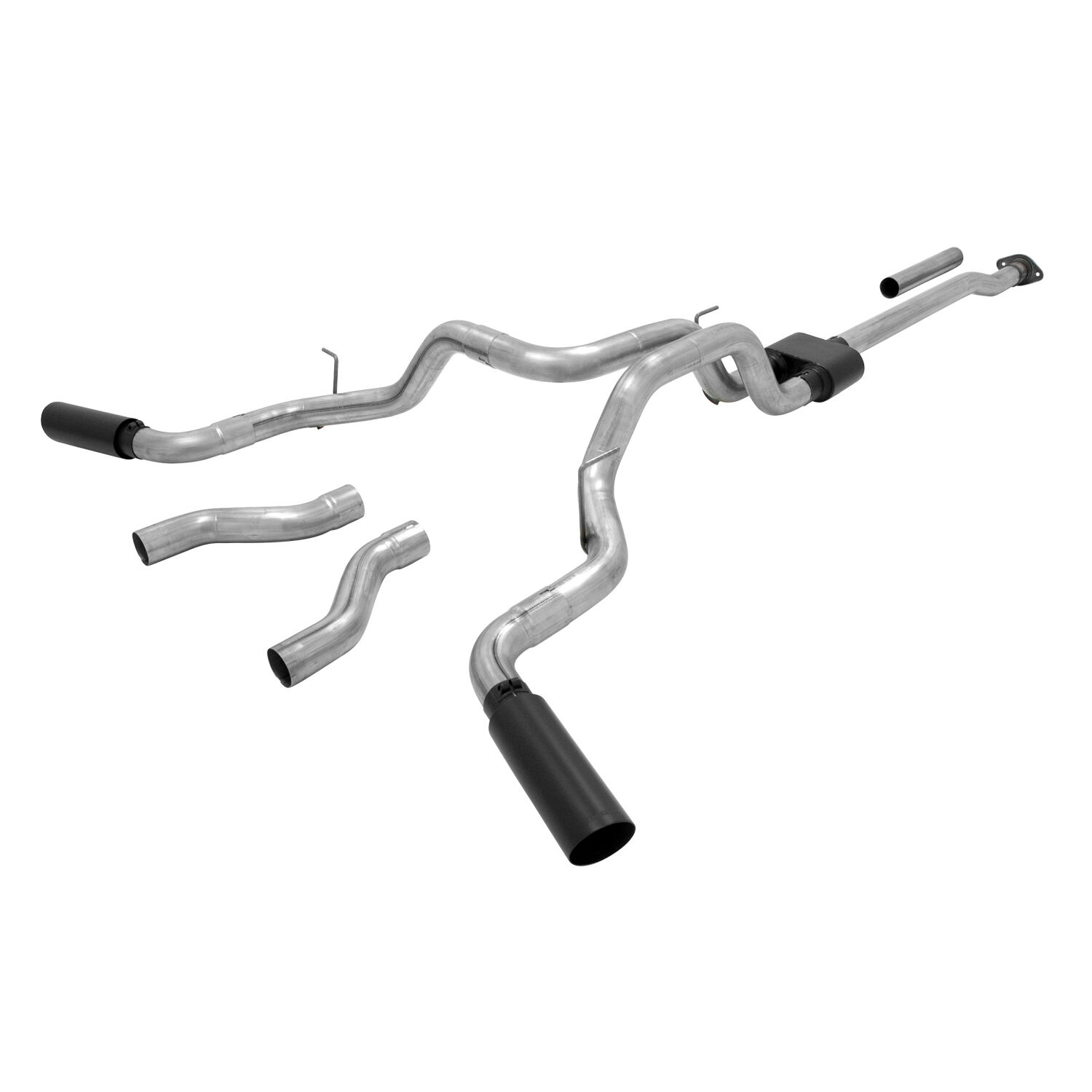 2010 Ford F-150 FX2/Harley-Davidson Ed./SVT Raptor 5.4L Flowmaster Outlaw Cat-Back Exhaust - 817691