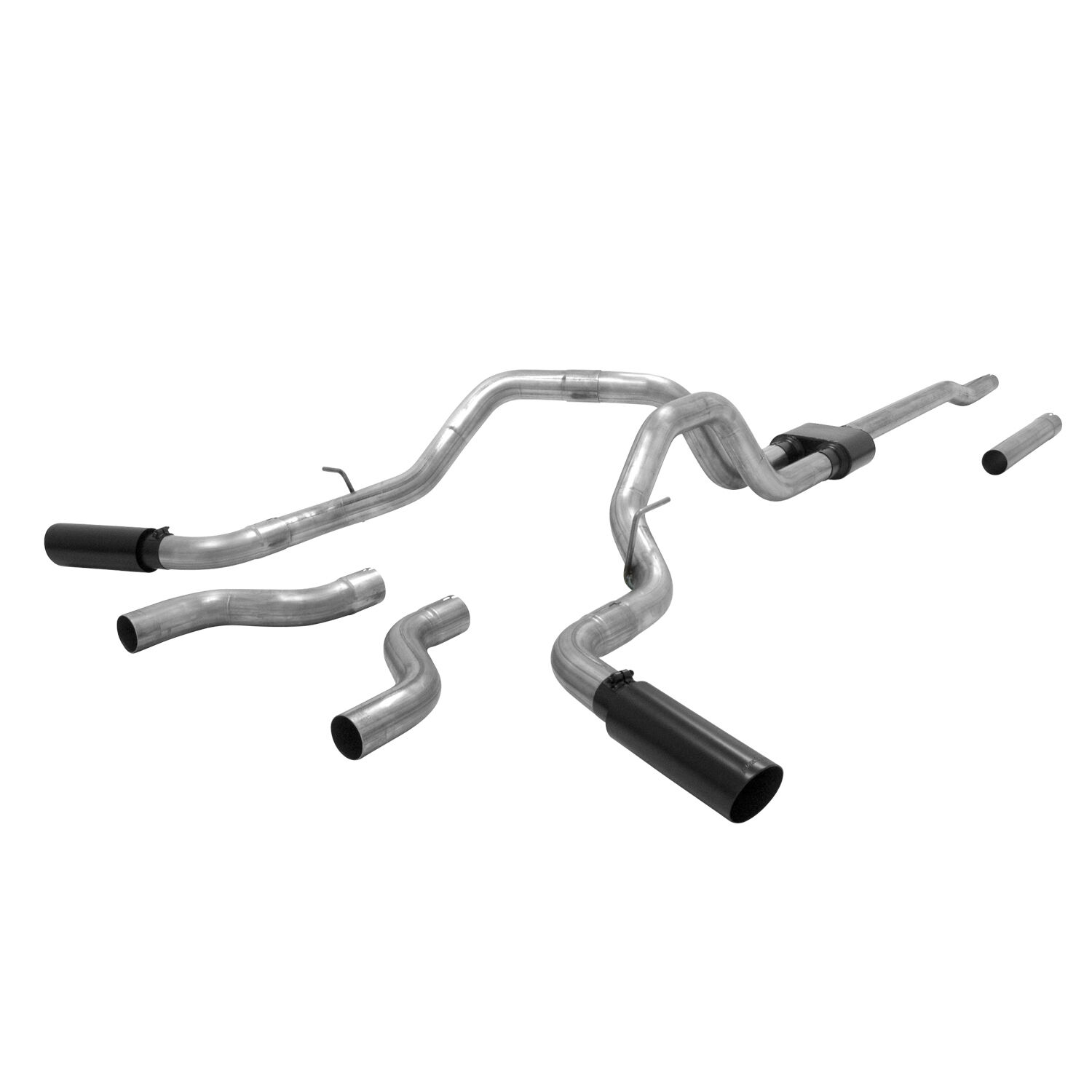 2007-2008 Ford F-150 FX2 5.4L Flowmaster Outlaw Cat-Back Exhaust - 817696