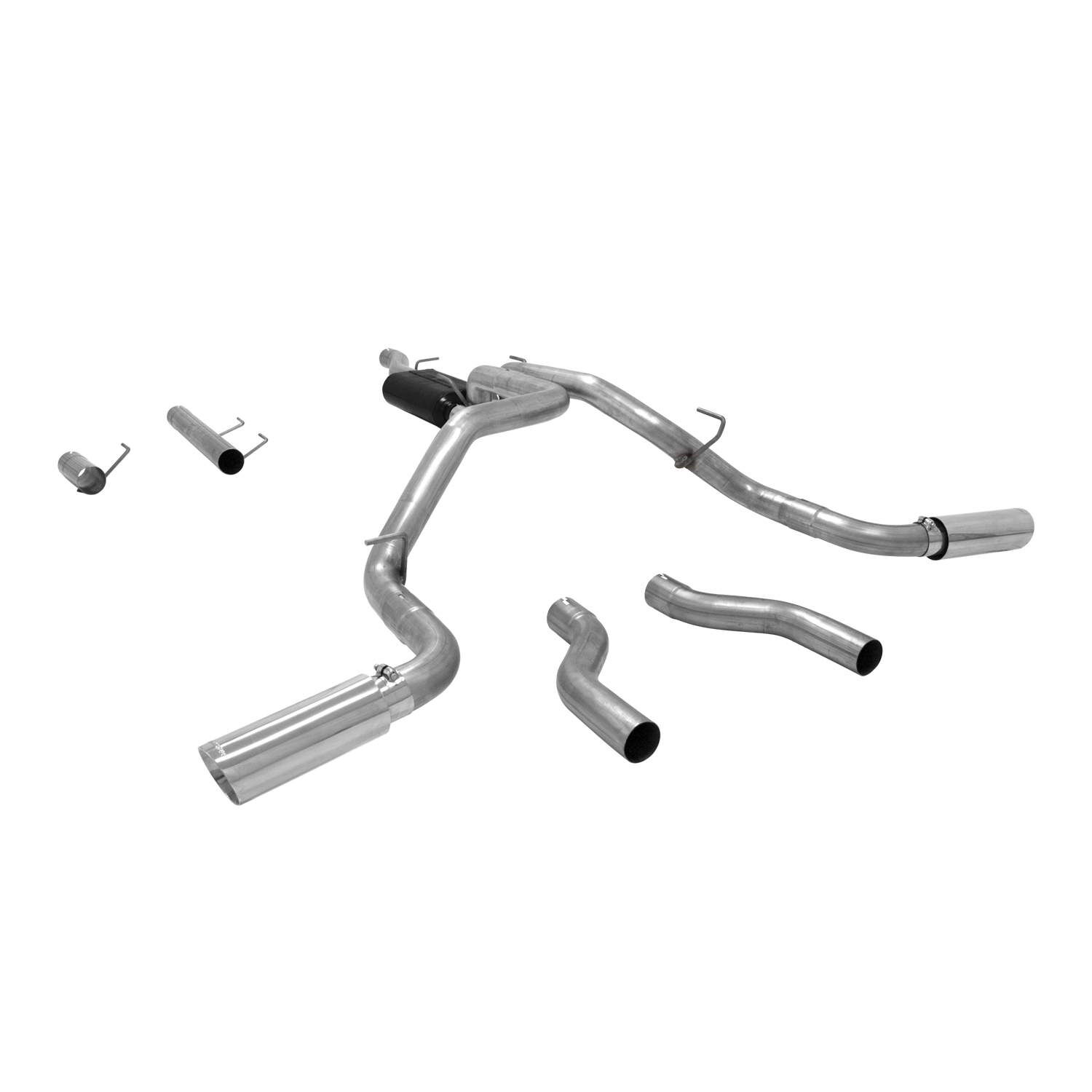 2016-2018 Ram 2500 LTD 6.4L EXT Crew Cab Flowmaster American Thunder Cat-Back Exhaust 76.3 inch Bed