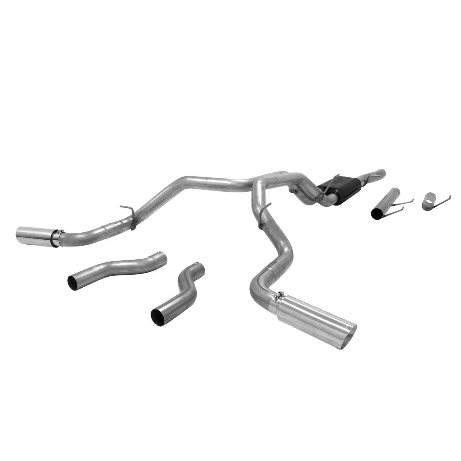 2016-2018 Ram 2500 LTD 6.4L EXT Crew Cab Flowmaster American Thunder Cat-Back Exhaust 76.3 inch Bed - 817709
