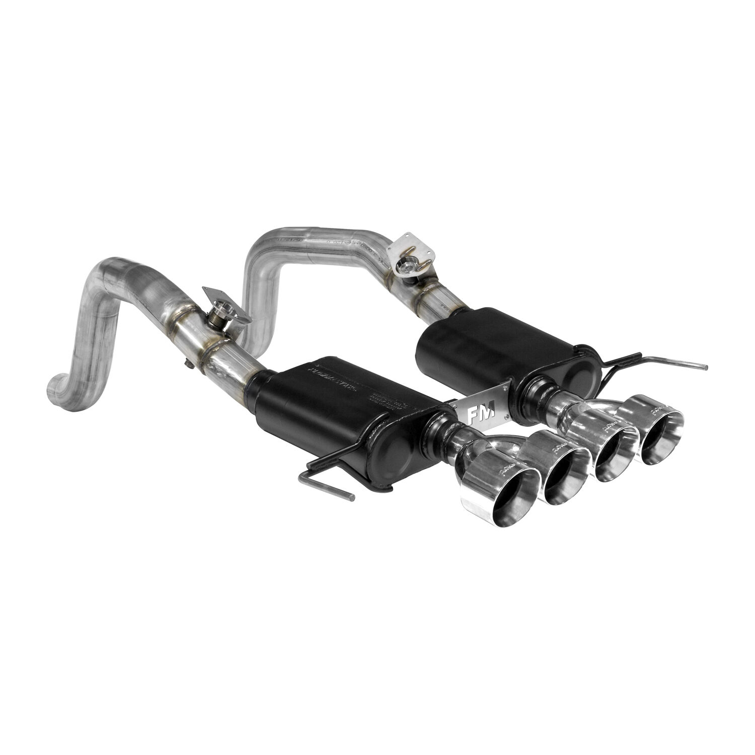 2018 Chevrolet Corvette Stingray 6.2L Coupe Flowmaster Outlaw Axle-Back Exhaust - 817754