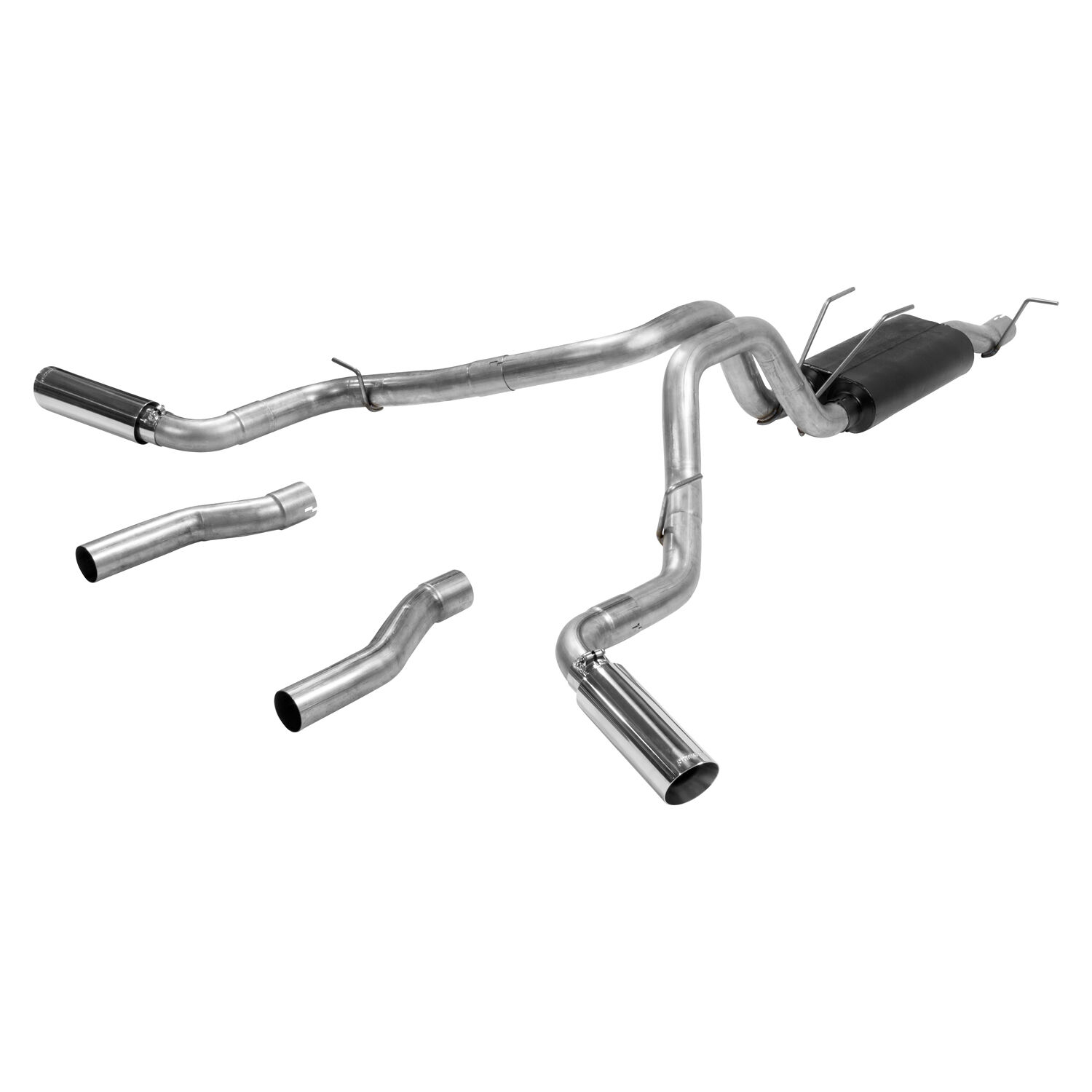 2017-2018 Ford F-250 Super Duty King Ranch/Lariat/Platinum/XL/XLT 6.2L Flowmaster Force II Cat-Back Exhaust - 817757