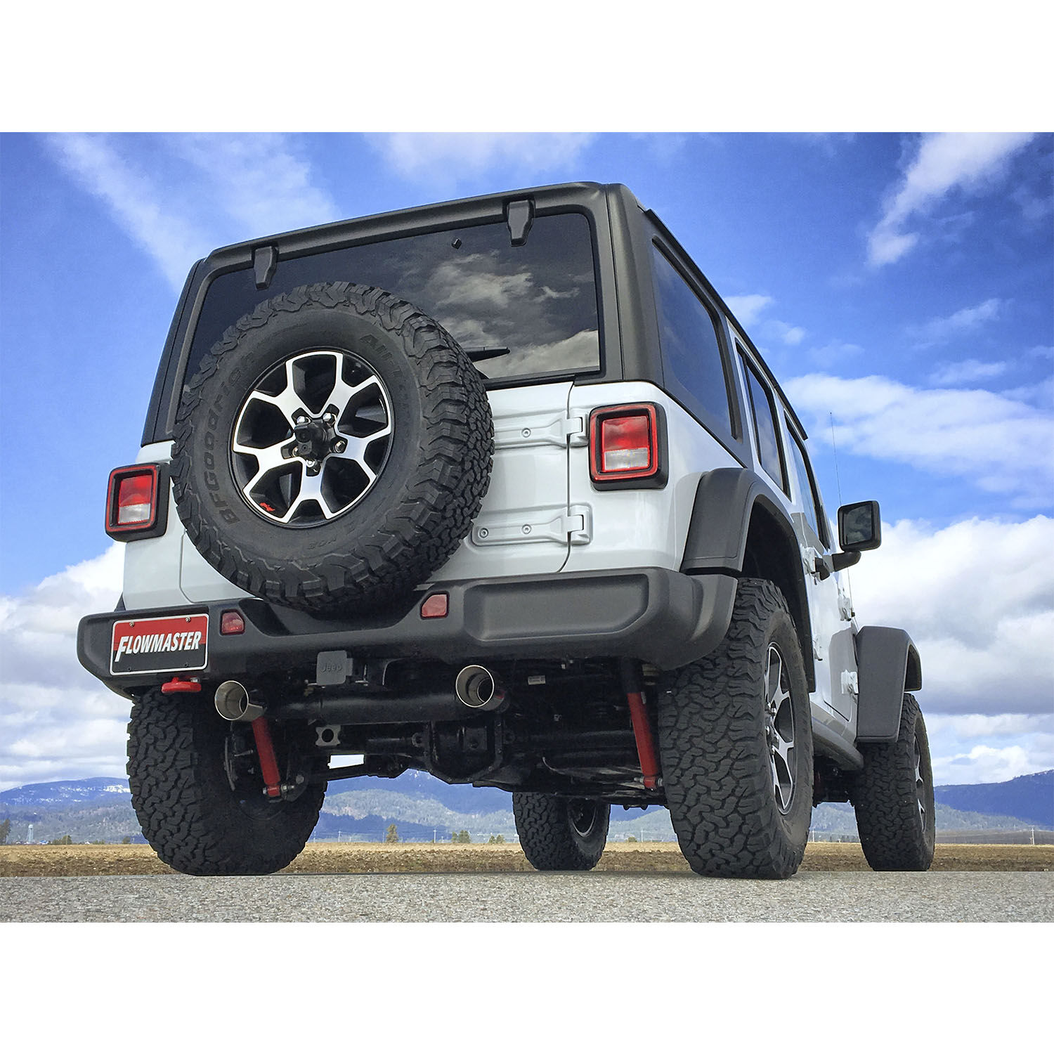 2018 Jeep Wrangler Rubicon/Sport S/Ultd Rubicon/Ultd Sahara/Ultd Sport/Ultd Sport S 2.0L Flowmaster Force II Axle-Back Exhaust