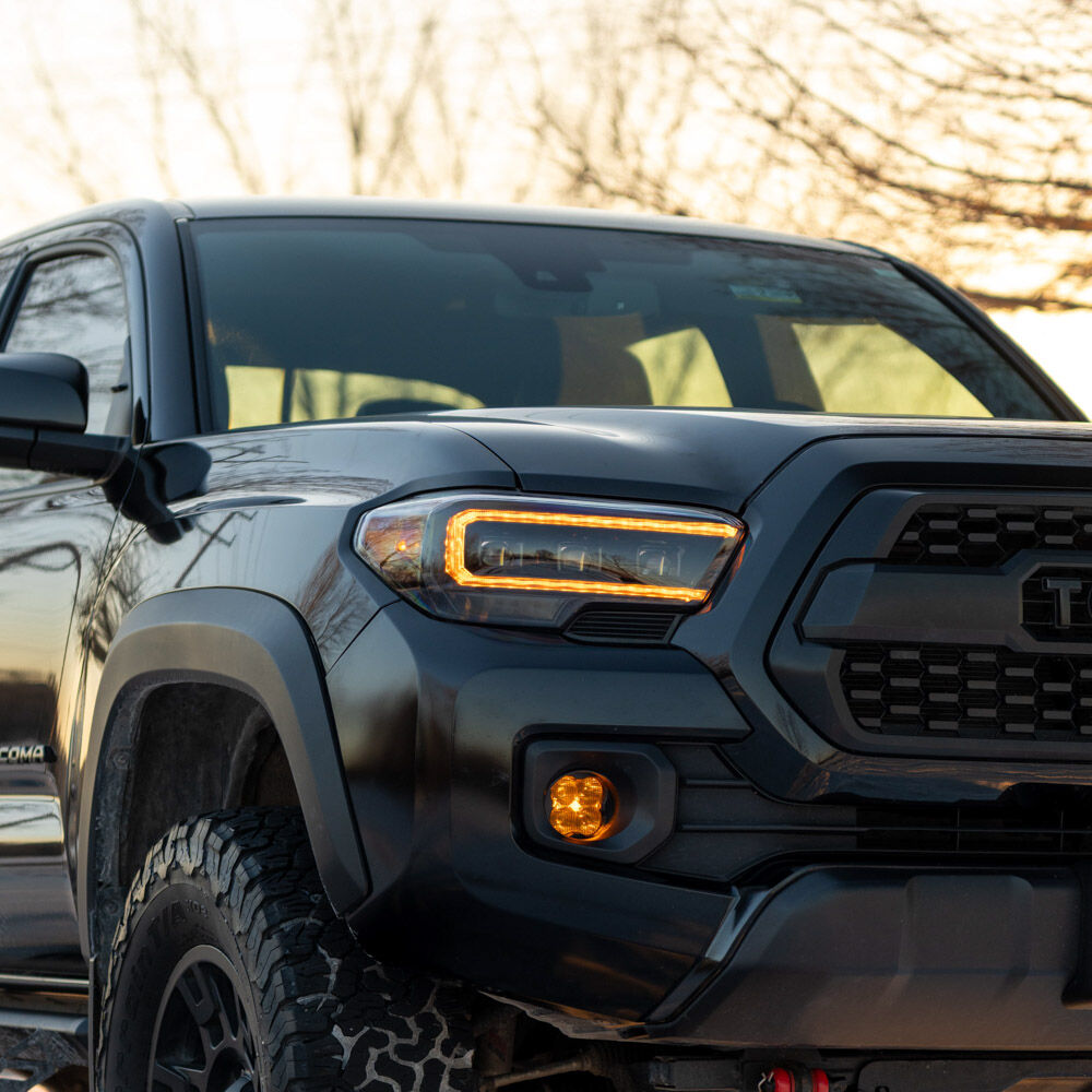 2016-2022 Toyota Tacoma Sequential LED Projector Headlights Pair By Form Lighting