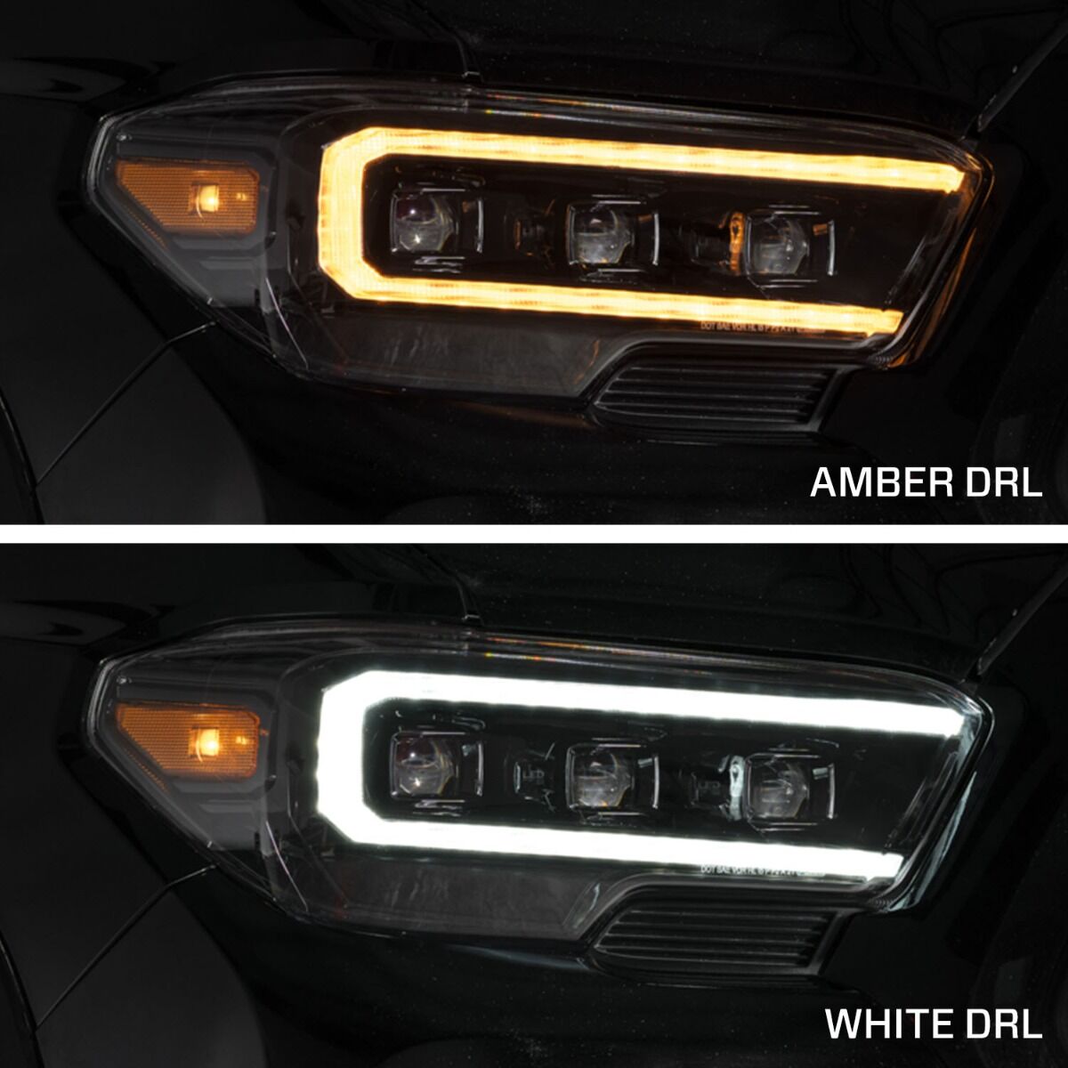 2016-2022 Toyota Tacoma Sequential LED Projector Headlights Pair By Form Lighting