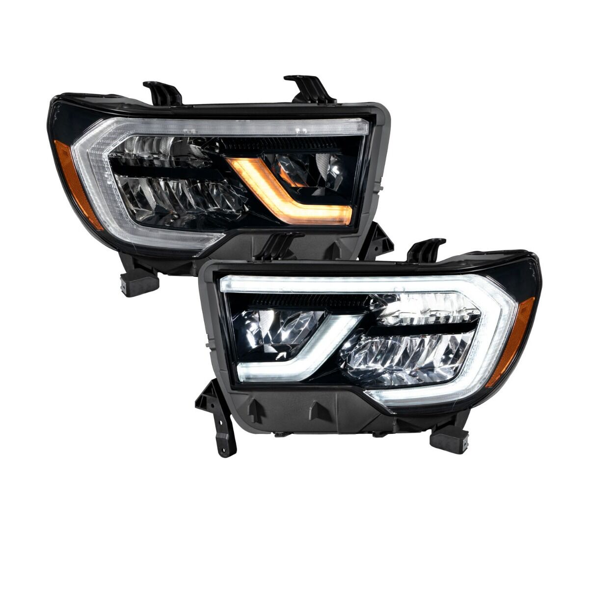 2007-2013 Toyota Tundra and 2008-2017 Sequoia LED Reflector Headlights Pair By Form Lighting - FL0010