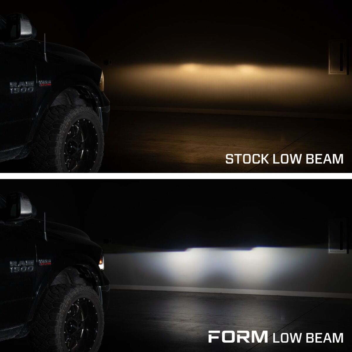 19-23 Ram 1500 Sequential LED Projector Headlights Pair By Form Lighting