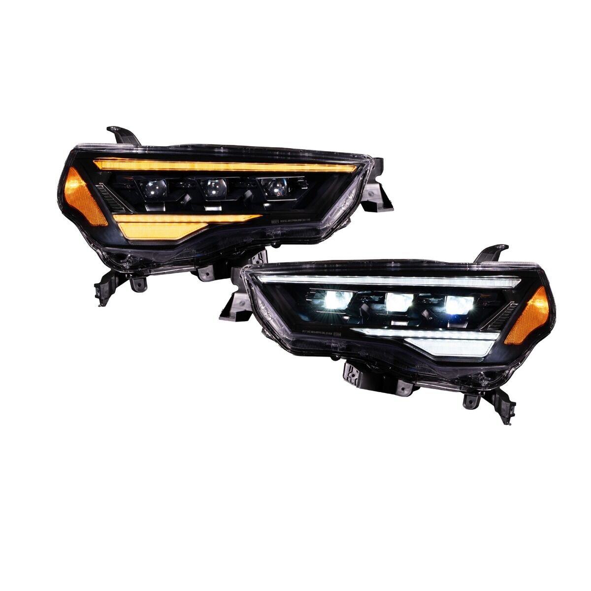 2014-2024 Toyota 4Runner Sequential LED Projector Headlights Pair By Form Lighting - FL0017