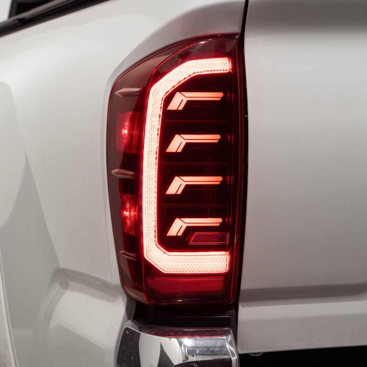 2016-2023 Toyota Tacoma LED Tail Lights - Red Pair By Form Lighting