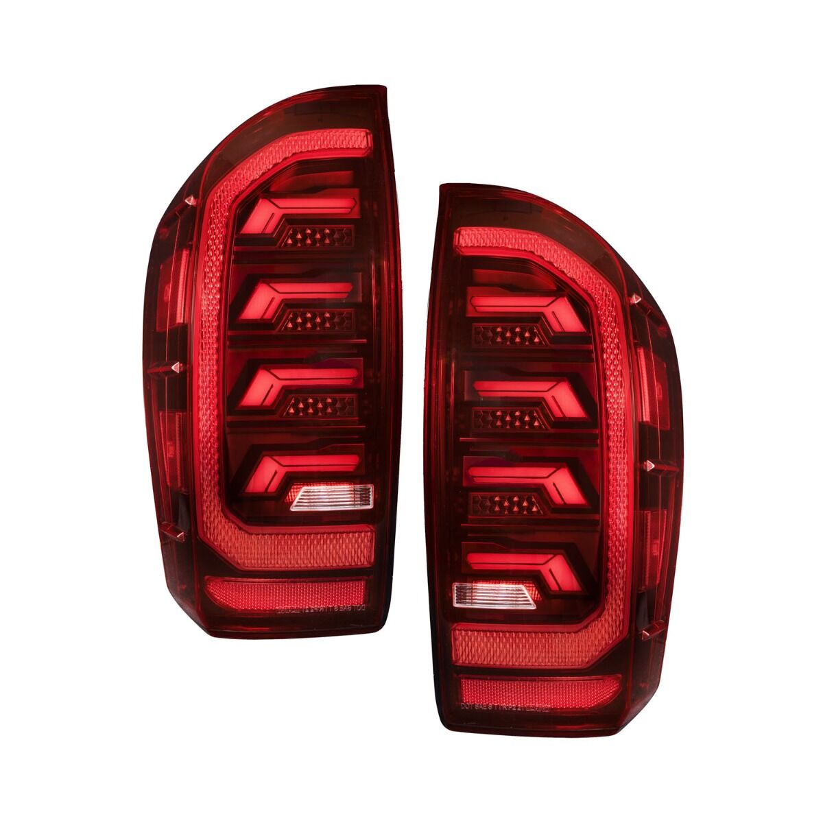 2016-2023 Toyota Tacoma LED Tail Lights - Red Pair By Form Lighting - FL0019