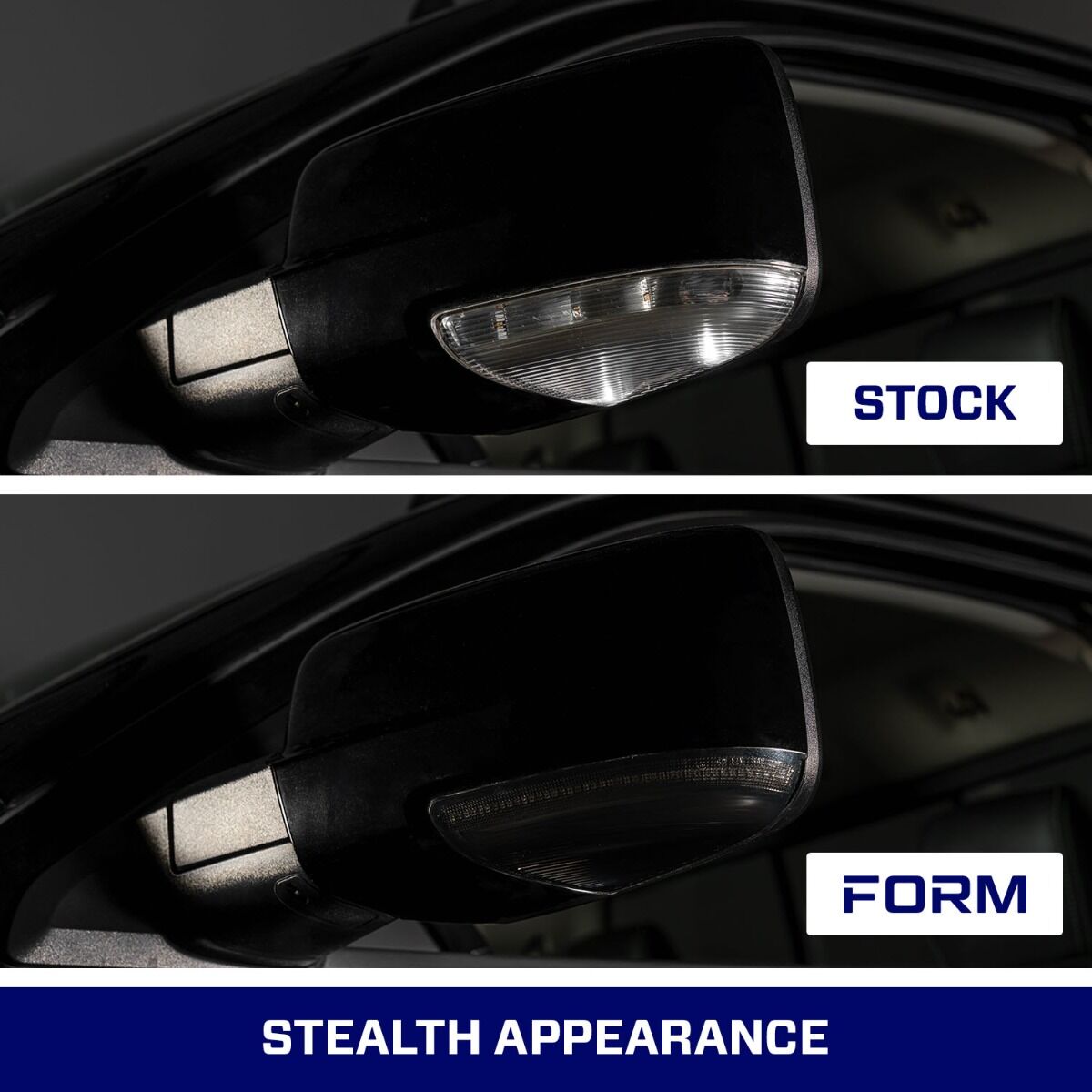 2009 Ram 1500 LED Mirror Lights Bottom (Pair) By Form Lighting
