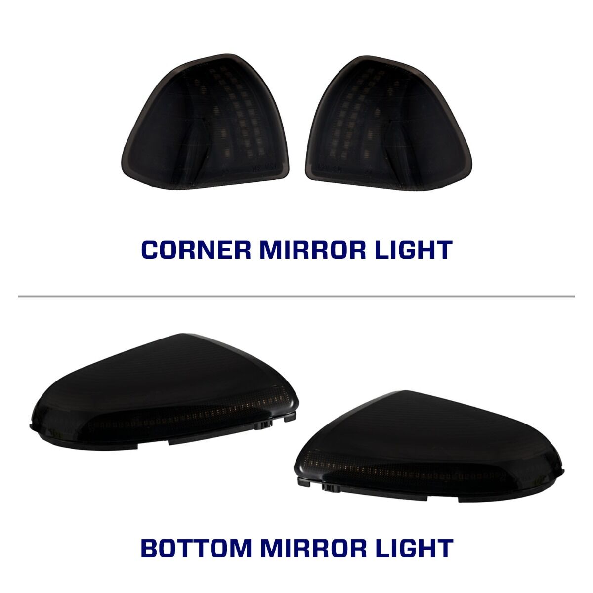 2009 Ram 1500 LED Mirror Lights Bottom (Pair) By Form Lighting