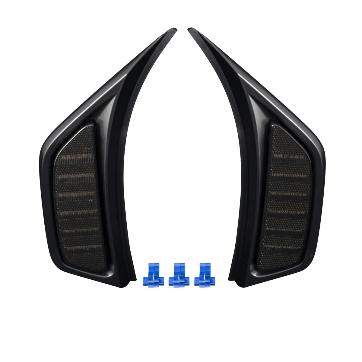 2018-2023 Jeep JL Wrangler LED Fender Lights Pair - Smoke By Form Lighting