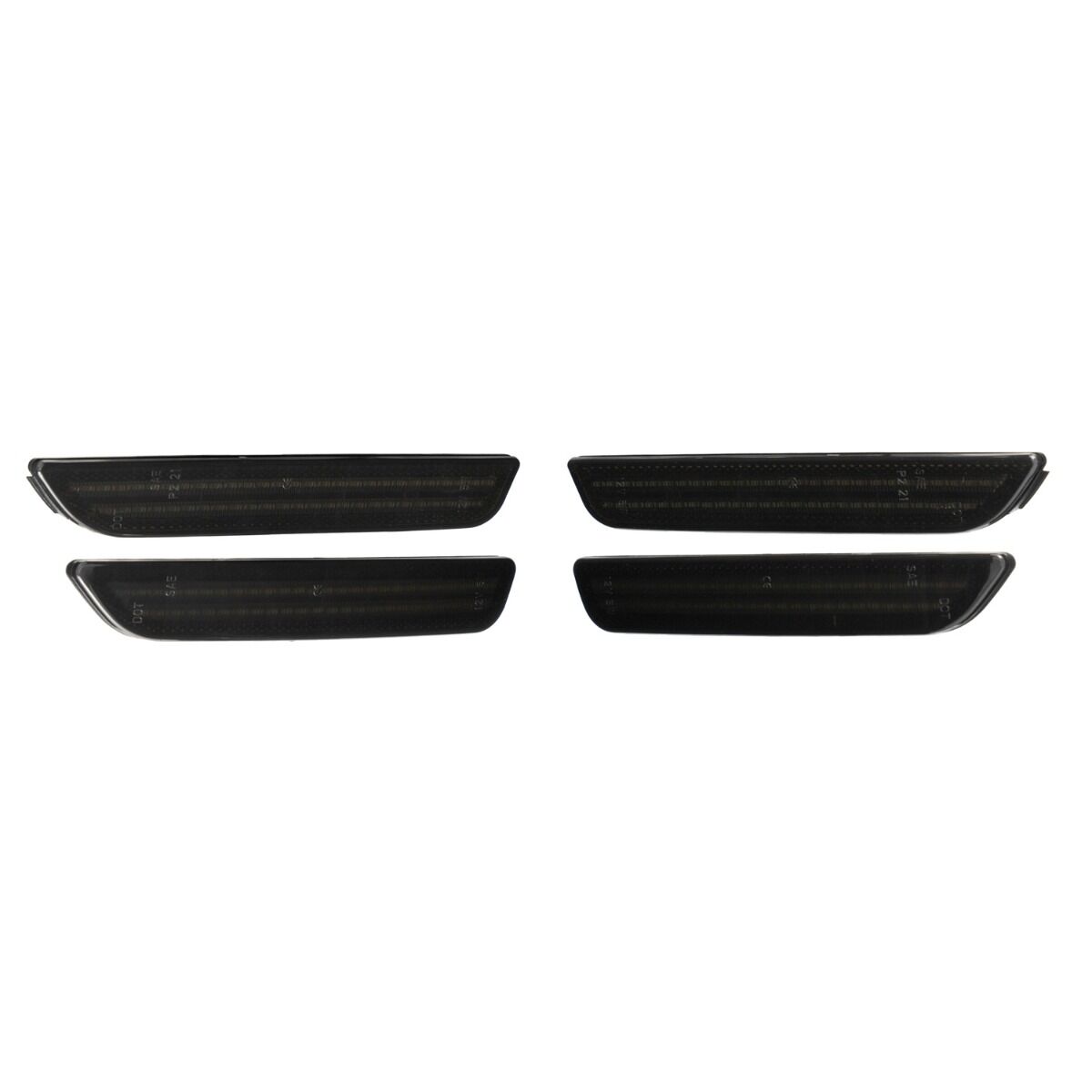 2010-2014 Ford Mustang LED Sidemarkers Set - Smoke By Form Lighting