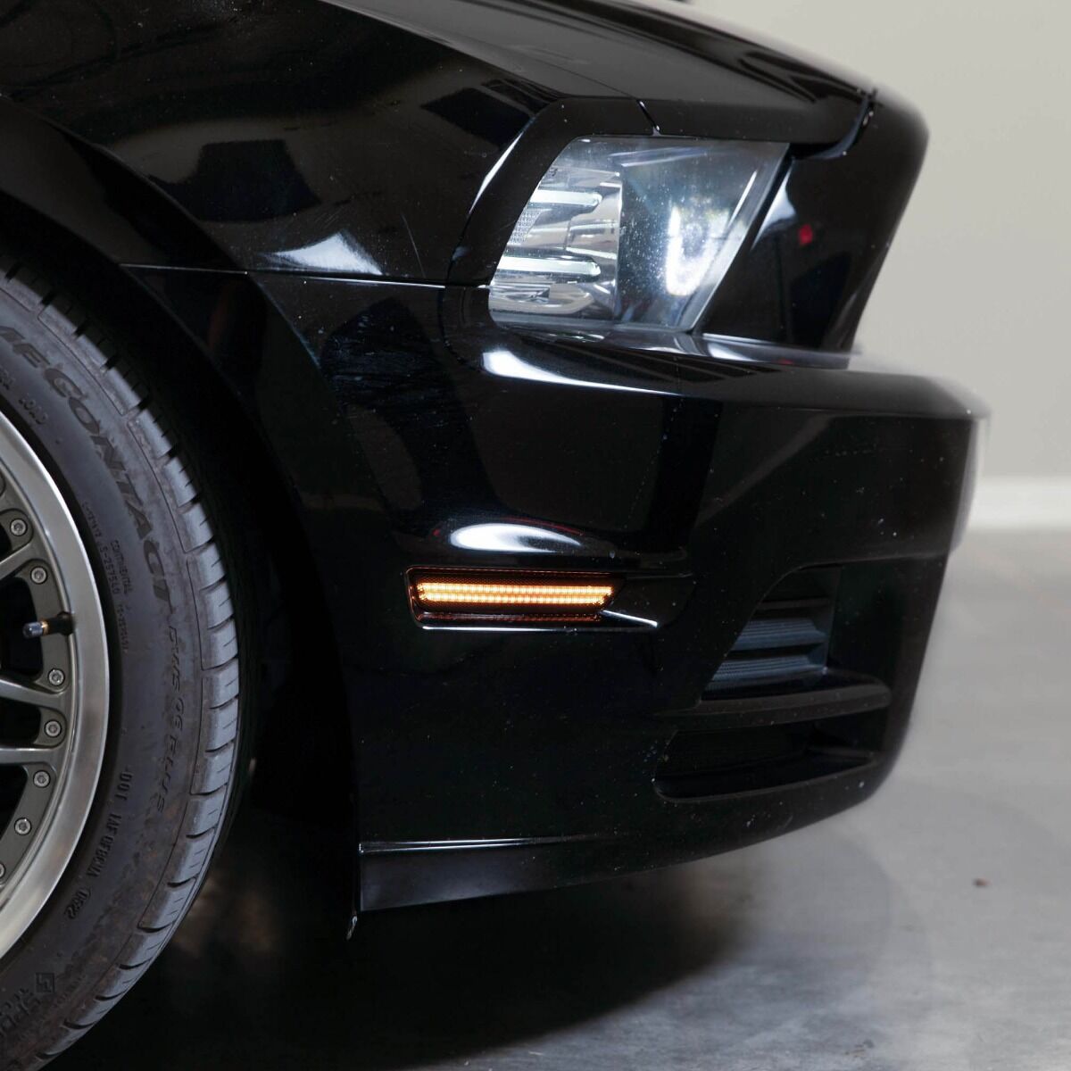 2010-2014 Ford Mustang LED Sidemarkers Set - Smoke By Form Lighting