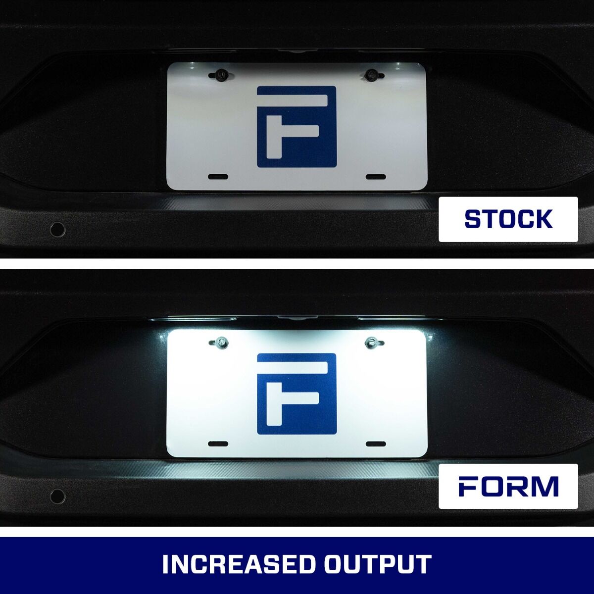 2015-Present Ford Mustang LED License Plate Lights Pair By Form Lighting