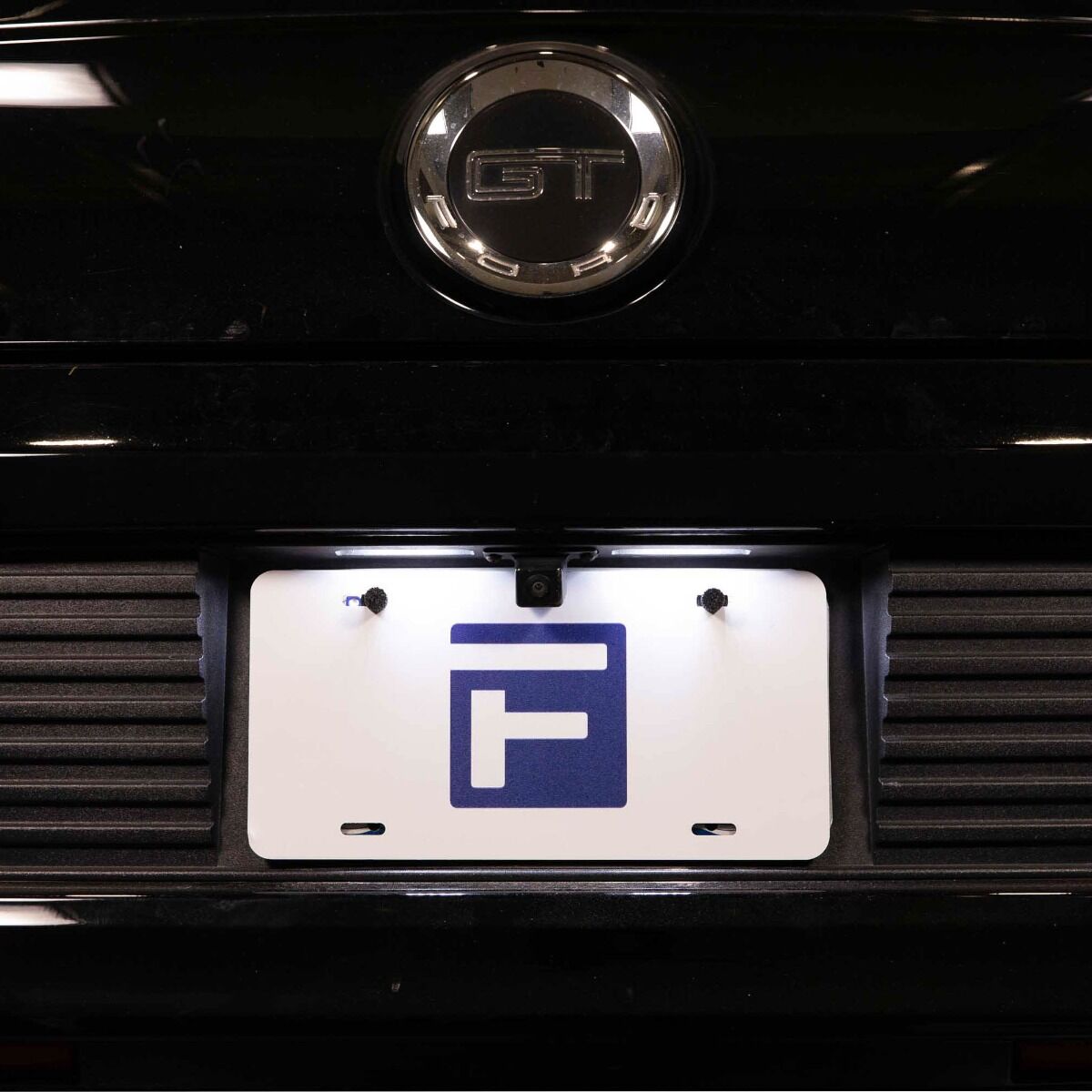 2010-2014 Ford Mustang LED License Plate Lights Pair - Clear By Form Lighting