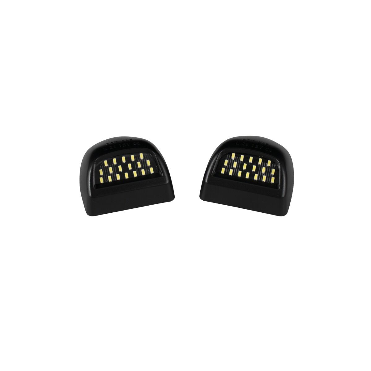 1999-2013 GMC Sierra 1500 LED License Plate Lights Pair - Clear By Form Lighting