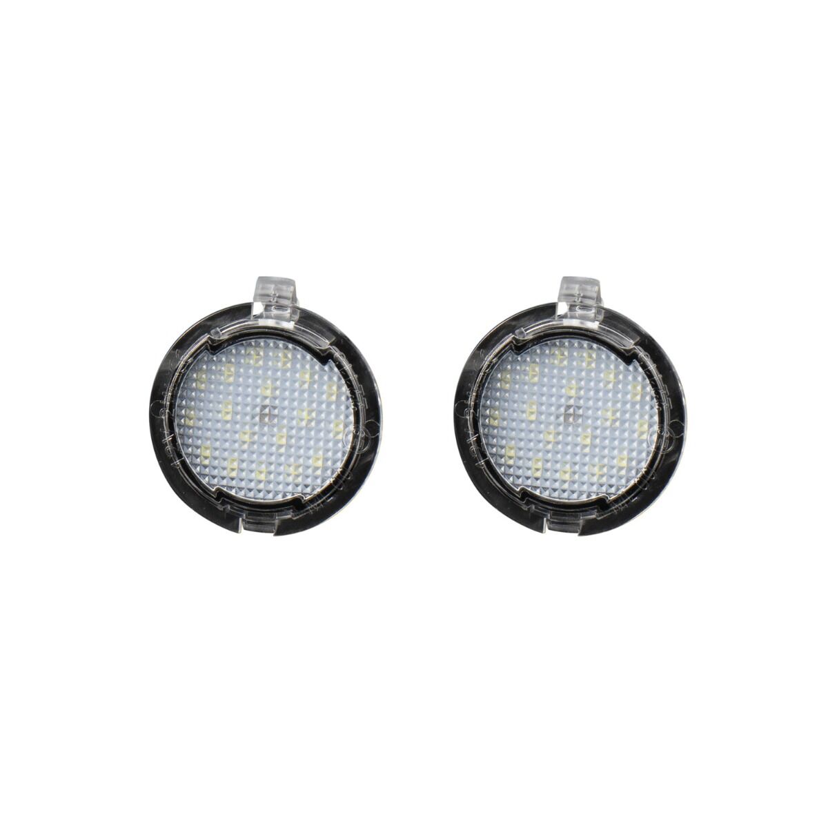2002-2009 Mercury Sable LED Puddle Lights Pair - Clear By Form Lighting - FL0074-form-pud-4845