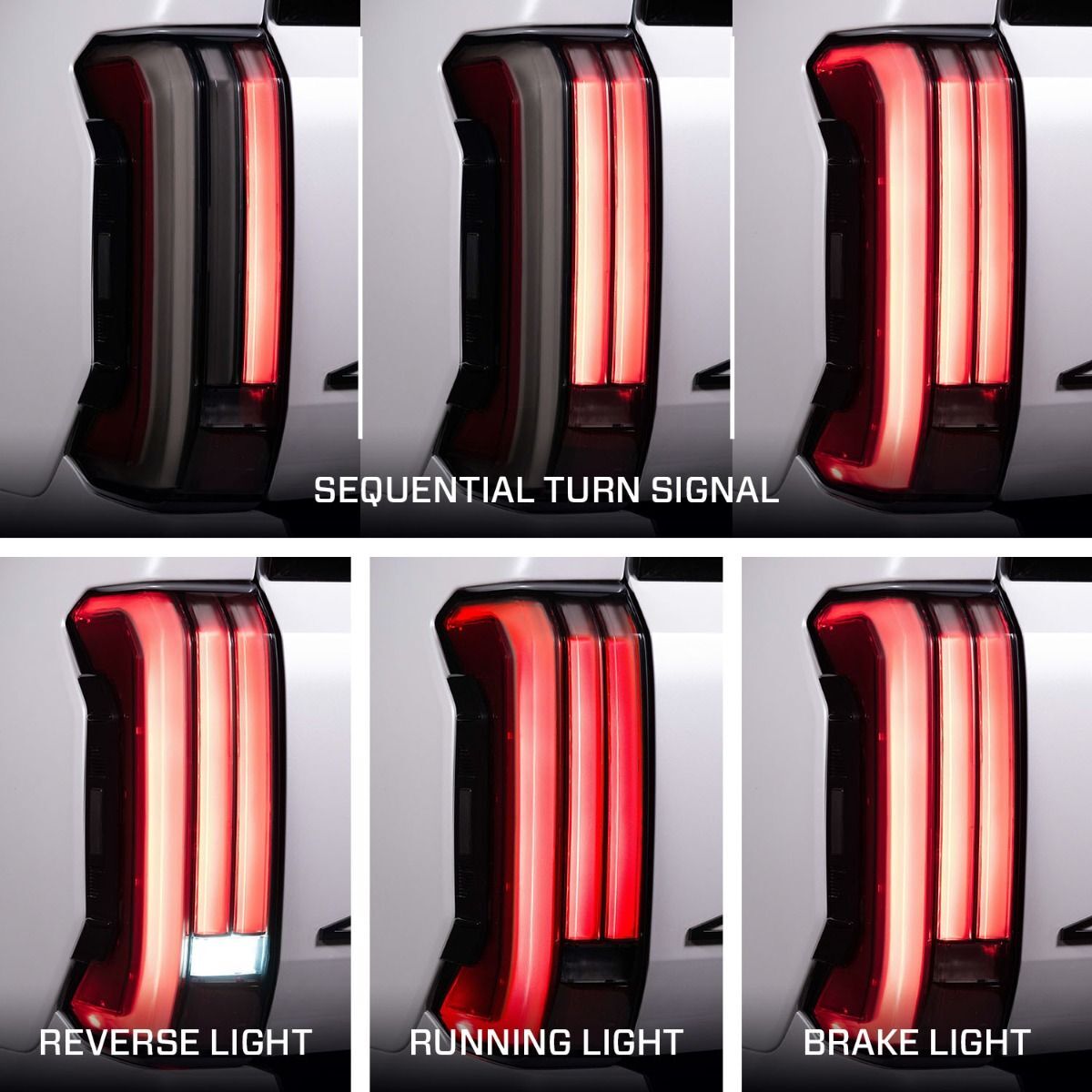 22-25 Toyota Tundra LED Tail Lights - Red (Pair) By Form Lighting